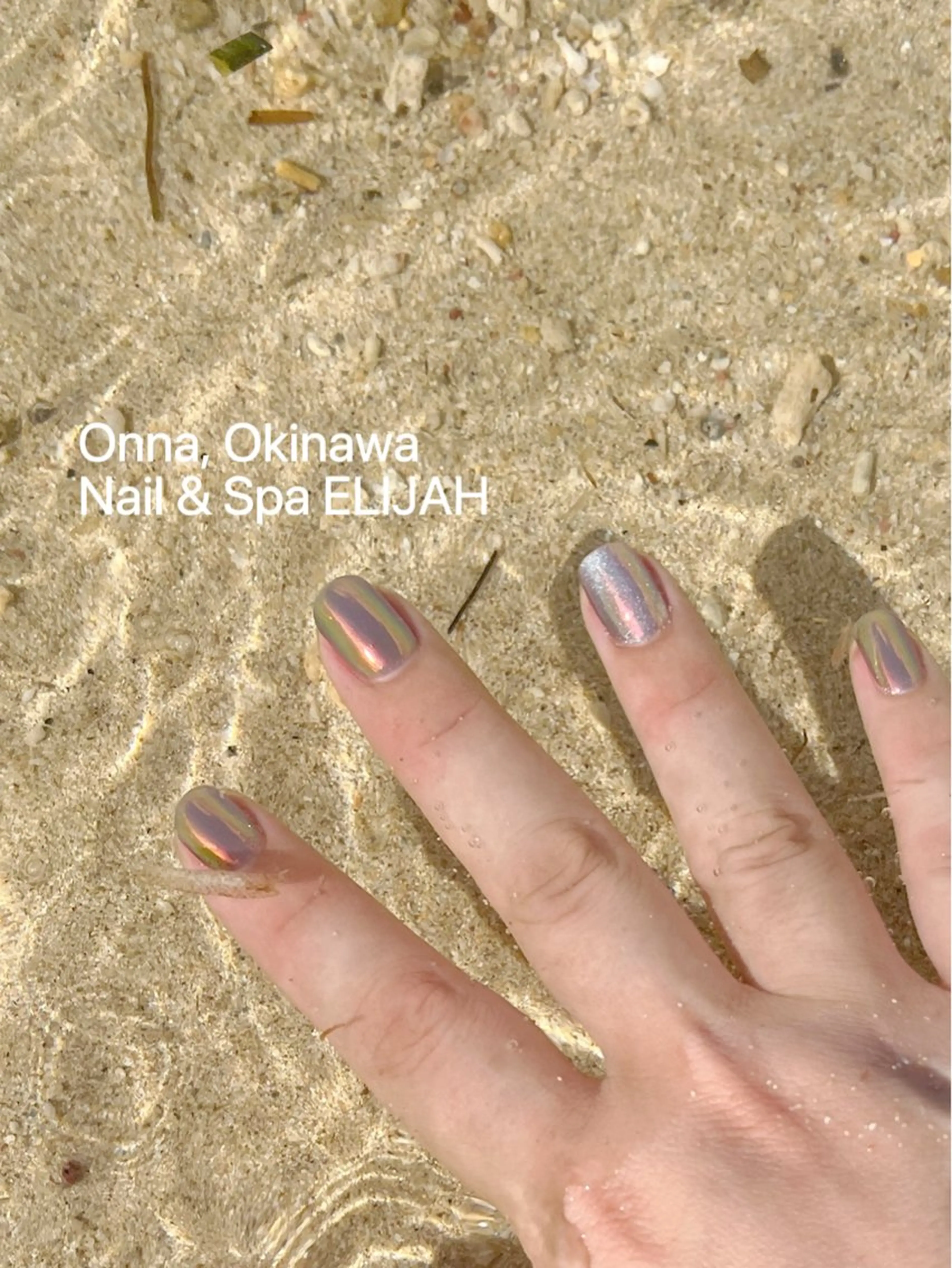 ネイル ハンドネイル ダンラップ新里 友簣乃のネイルデザイン