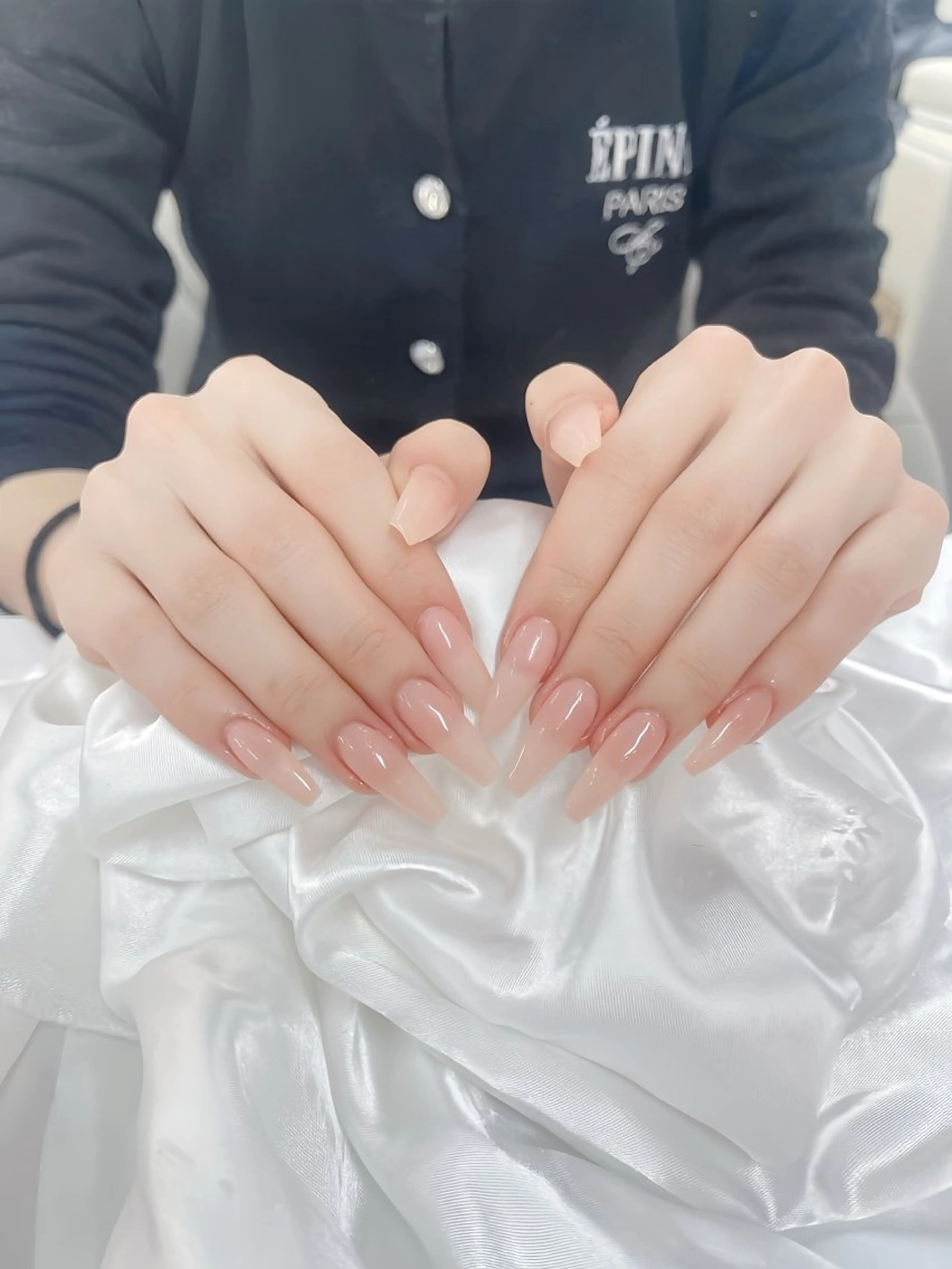 ネイル アートネイル チークネイル ジェルネイル ロングネイル マグネットネイル ハンドネイル Rin Nail 新大久保店のネイルデザイン