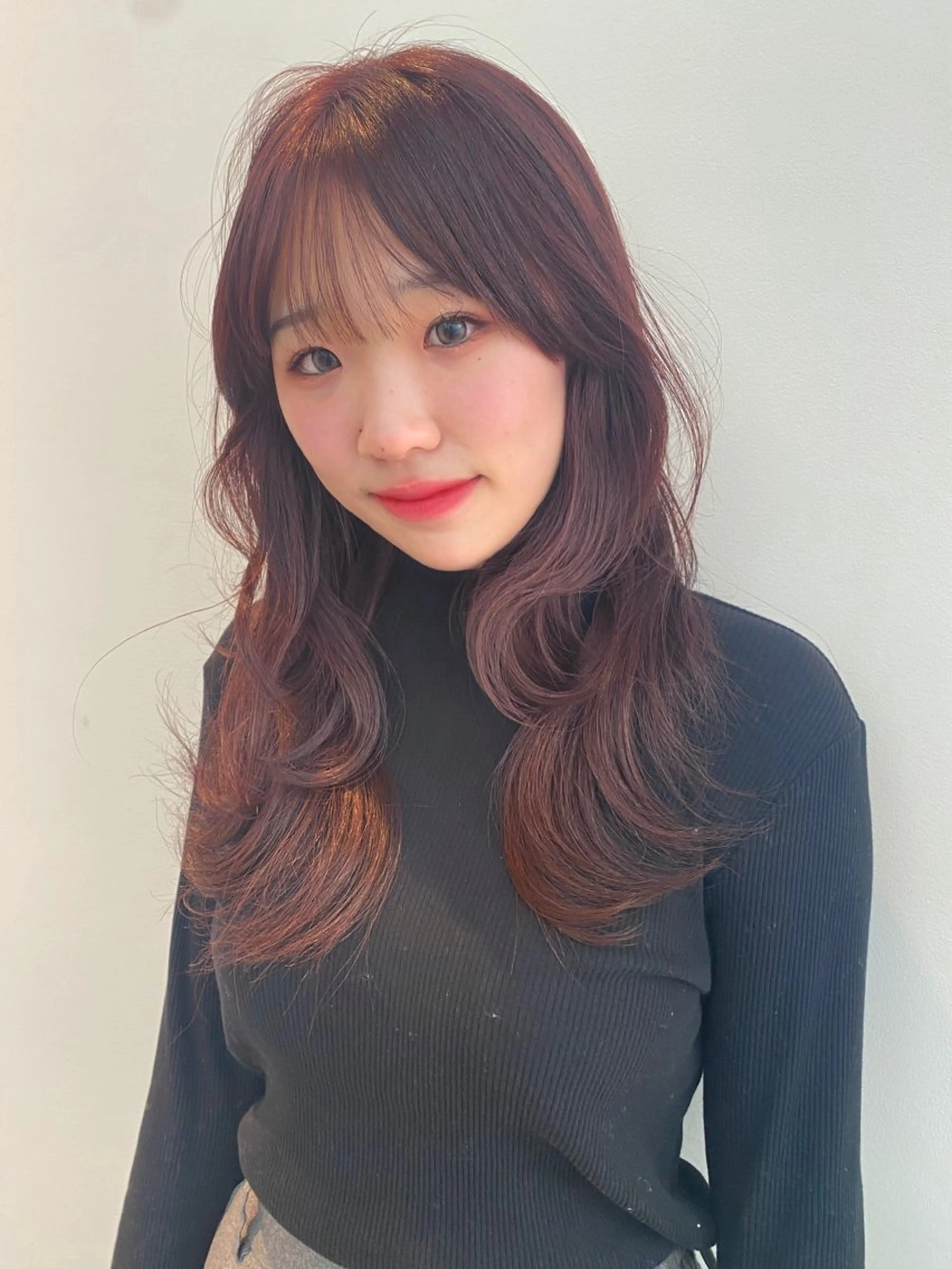 ロング カラー ブリーチ ブリーチなしカラー カット ヘアカラー トリートメント mai / linoah˚✧のヘアスタイル