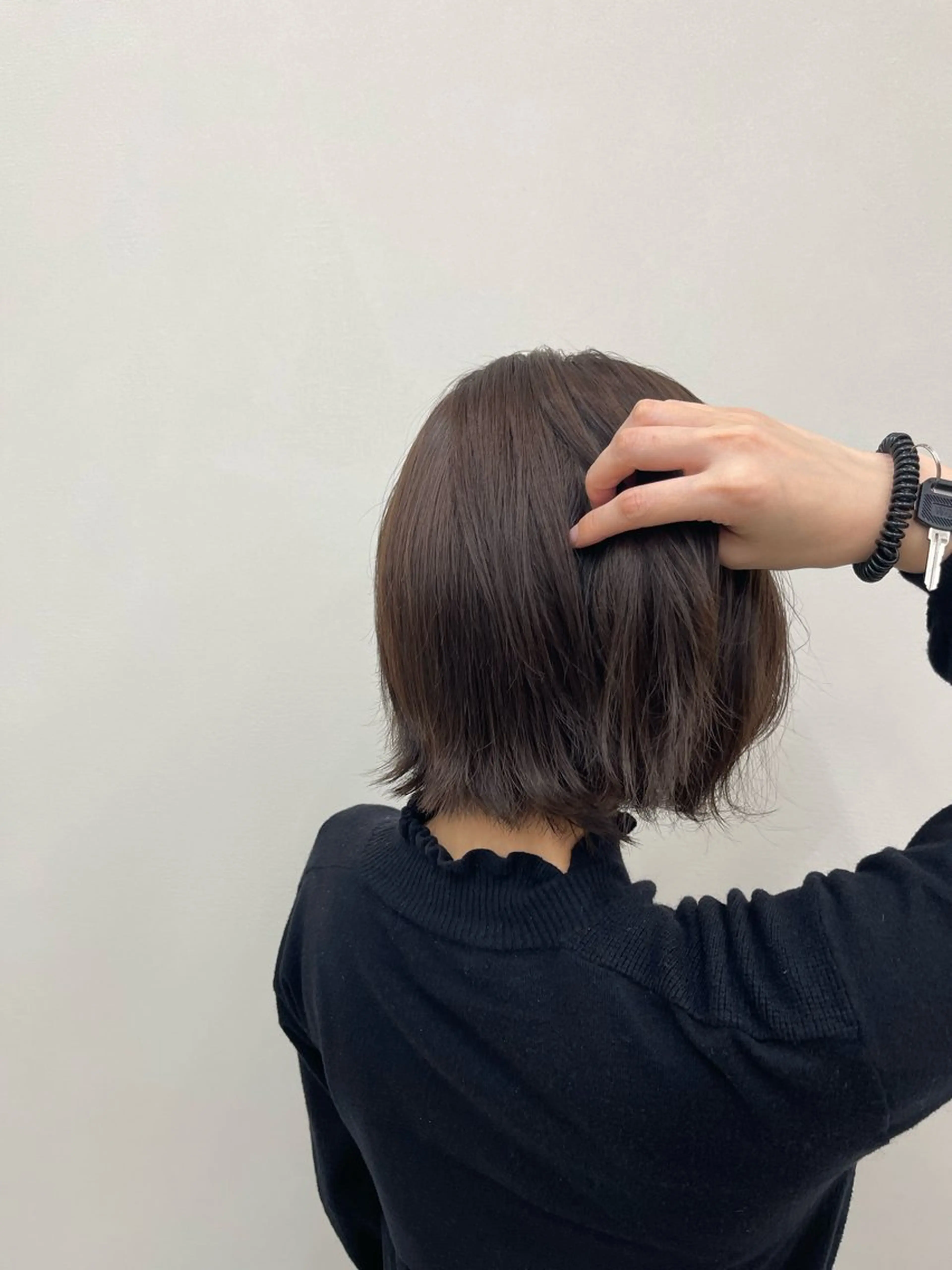 ミディアム カラー ショートボブ ボブ 透明感カラー⭐️ Takumaのヘアスタイル