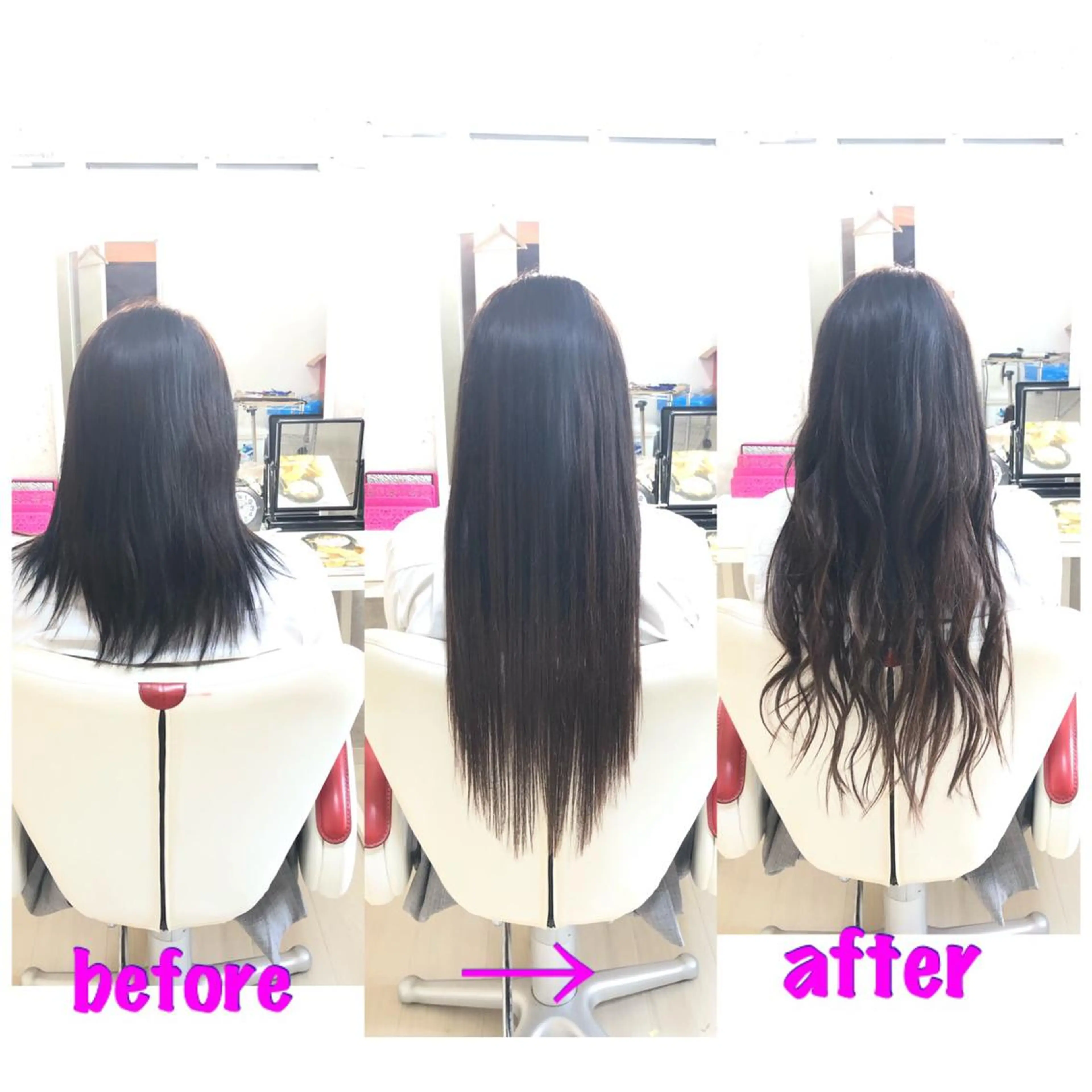 ロング エクステ 🌸ドレスアップ 心斎橋店🌸のヘアスタイル