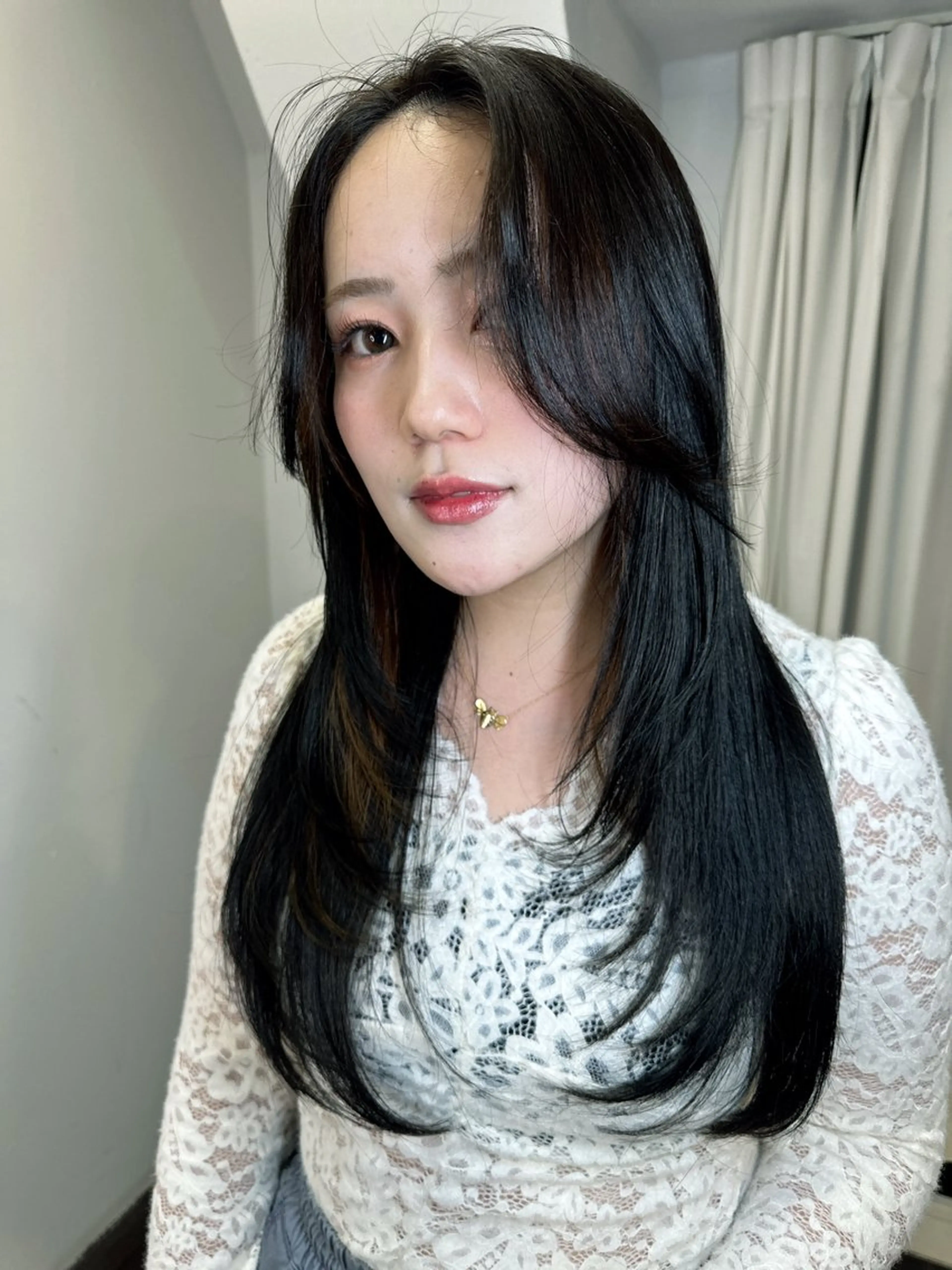 ロング カラー カット ヘアカラー トリートメント ワンホン/エクステ ケラチン/Kaitoのヘアスタイル