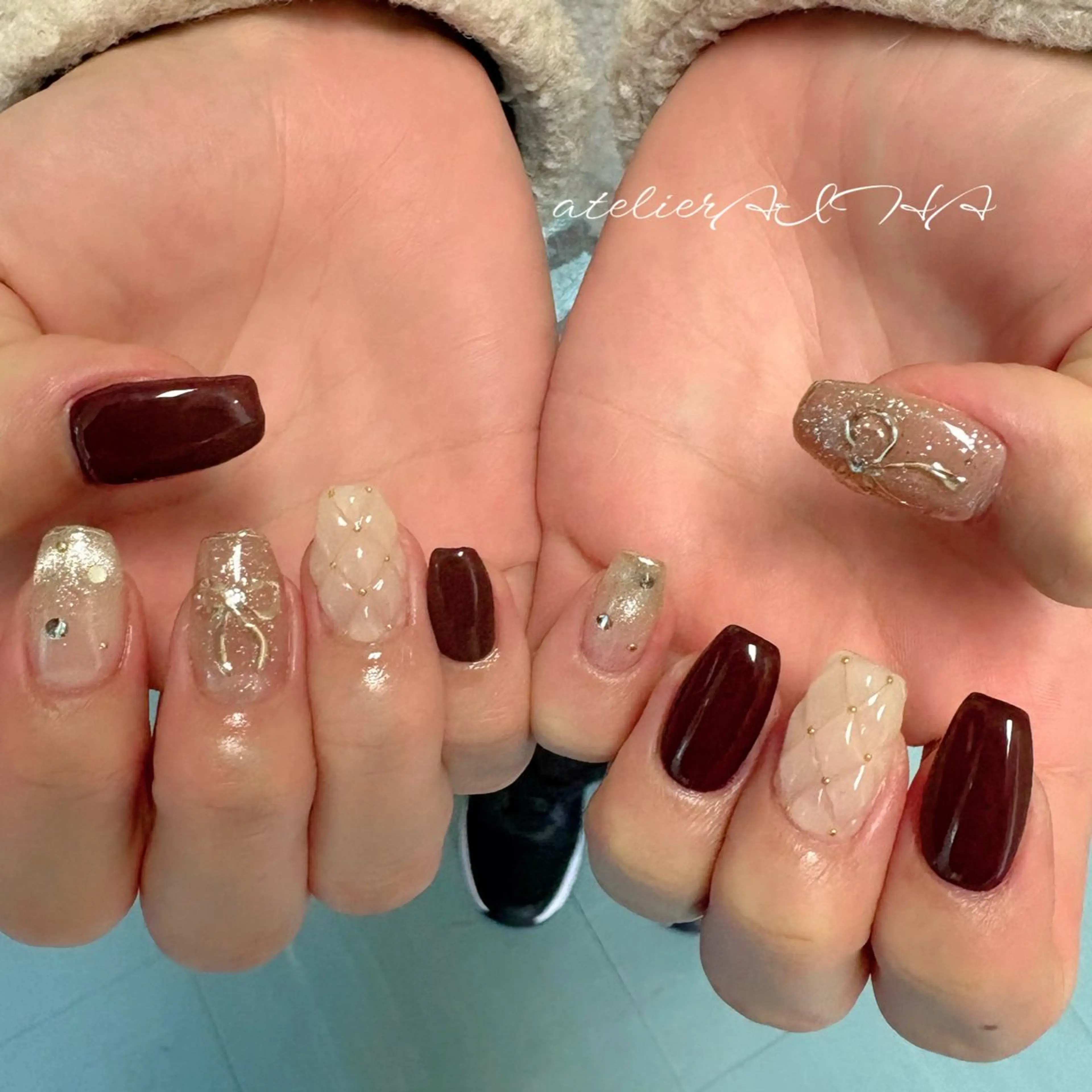 ネイル ハンドネイル アトリエAIHA★ フィルイン推奨サロンのネイルデザイン