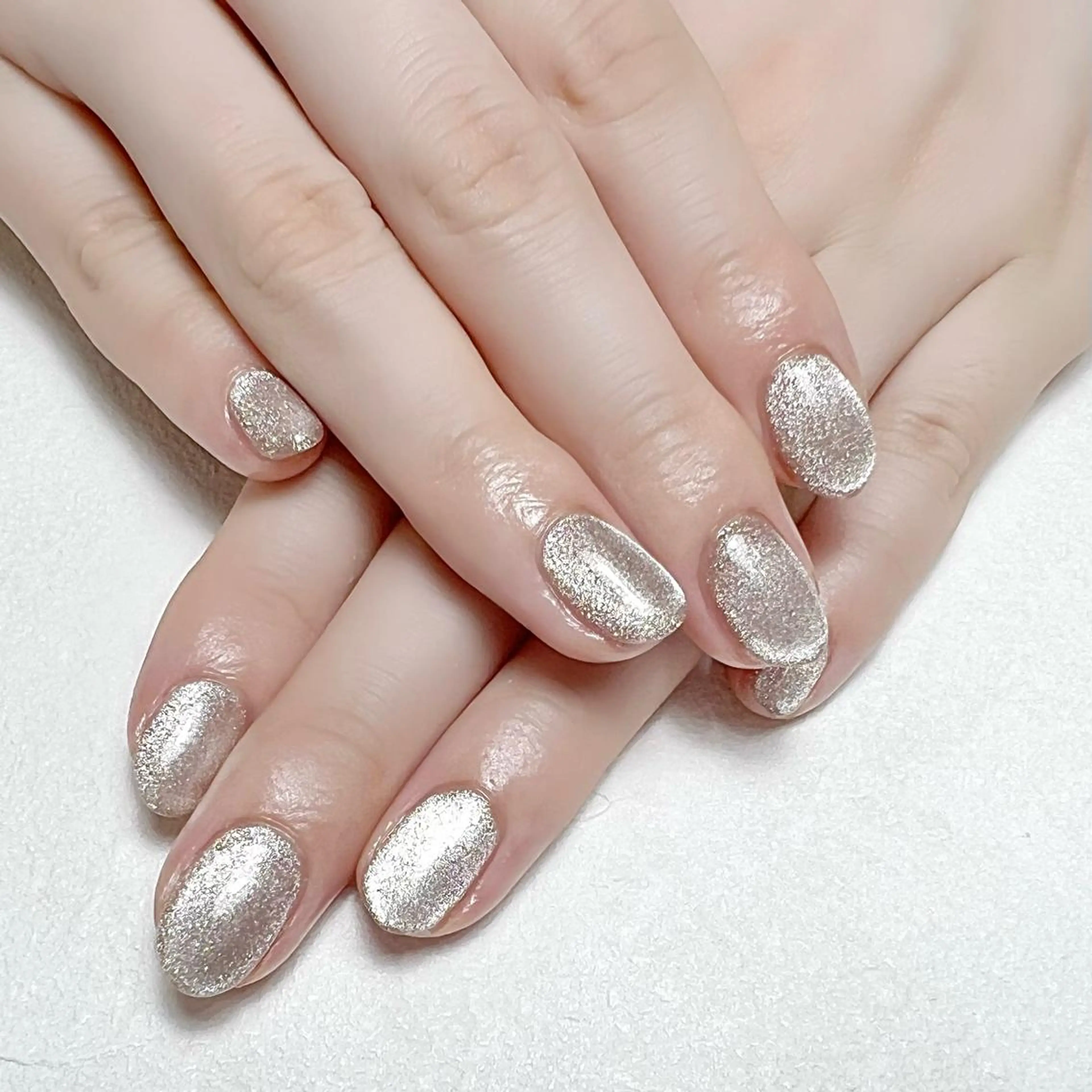 ネイル マグネットネイル オフィスネイル ワンカラーネイル シンプルネイル rouse nail RISATOのネイルデザイン