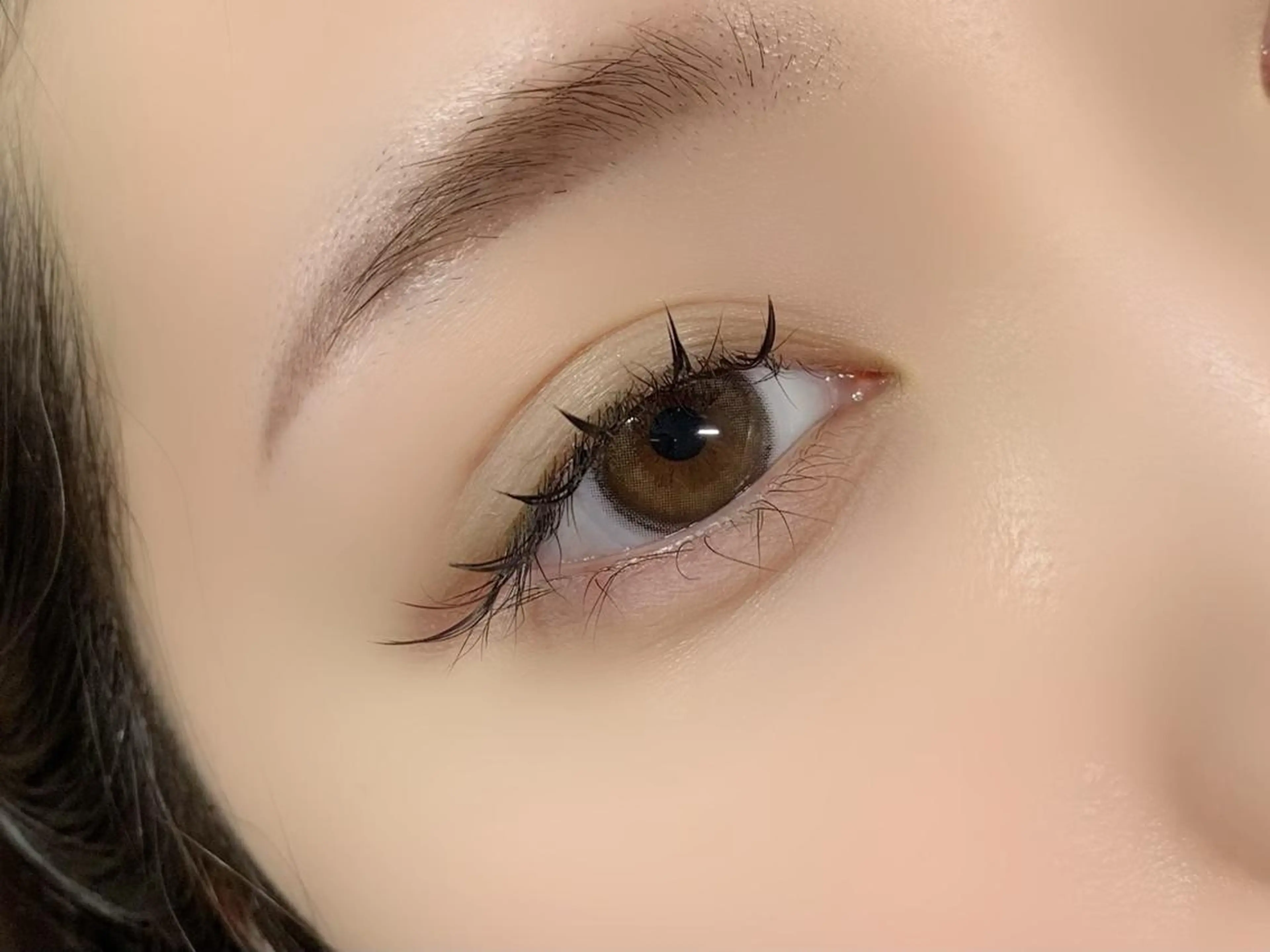 《フラットラッシュ》140本　パッチリ華やかな印象に★の写真