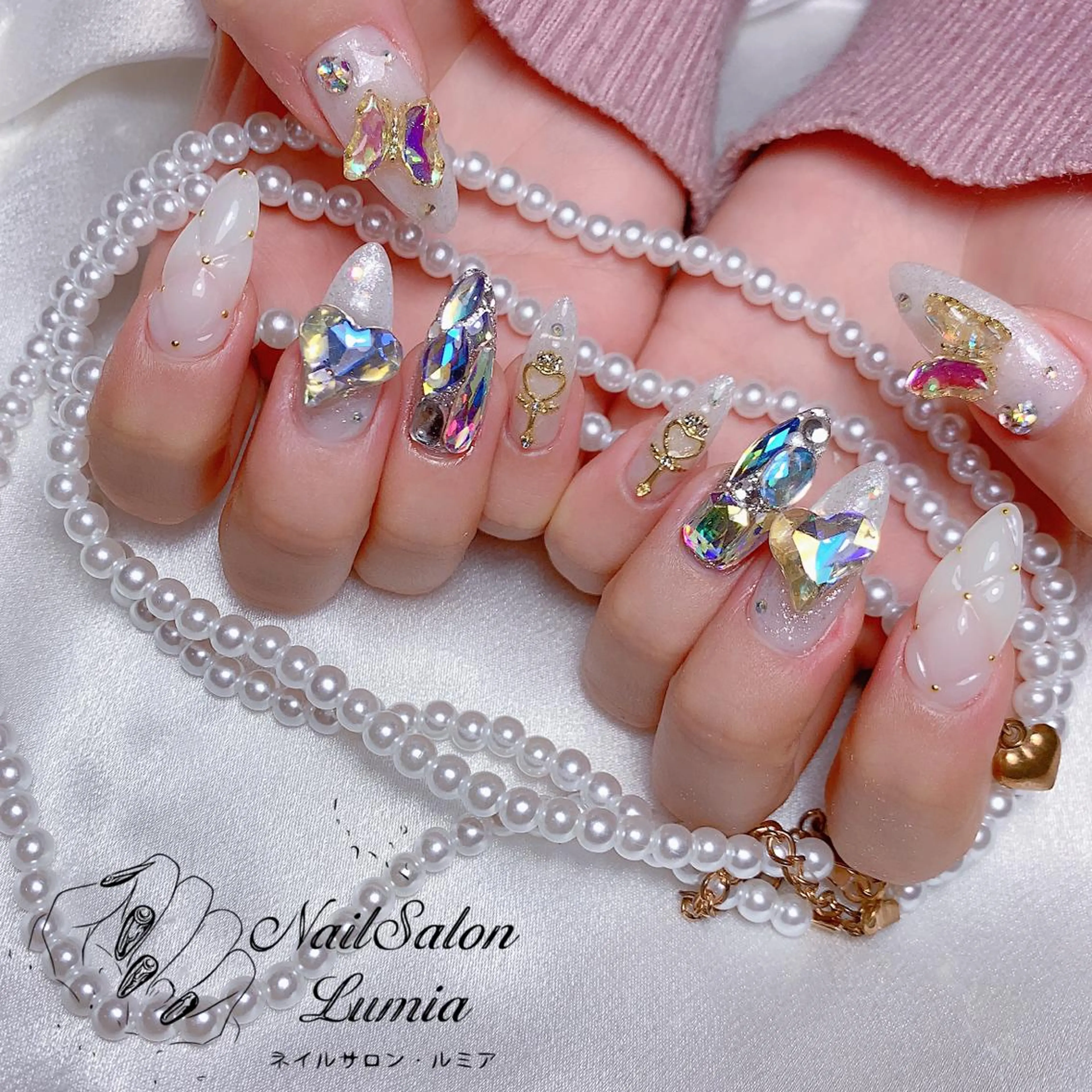 ネイル ハンドネイル ネイルサロン ルミア Lumia 店長のネイルデザイン