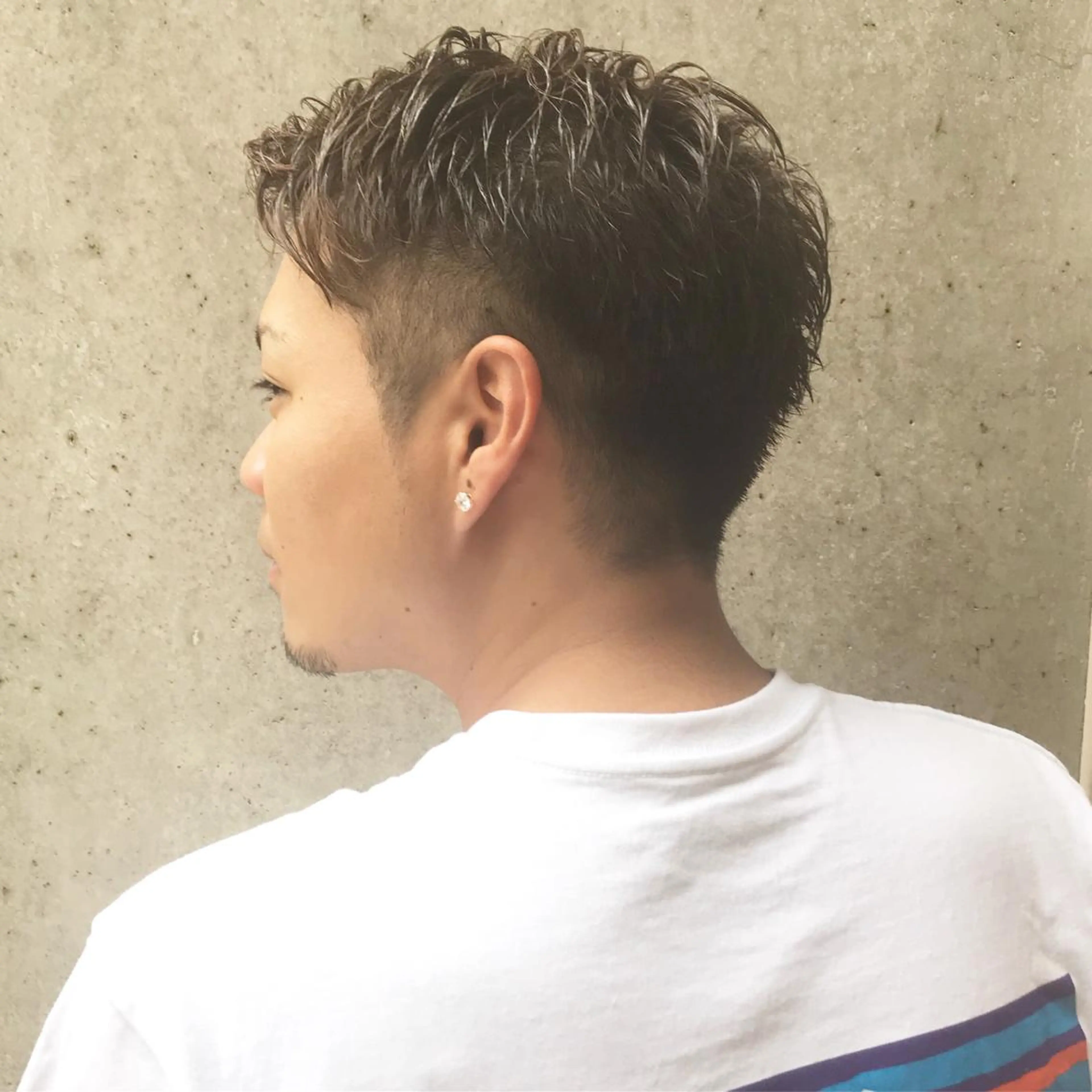 ショート ハイライト 石橋 瑞穂のヘアスタイル