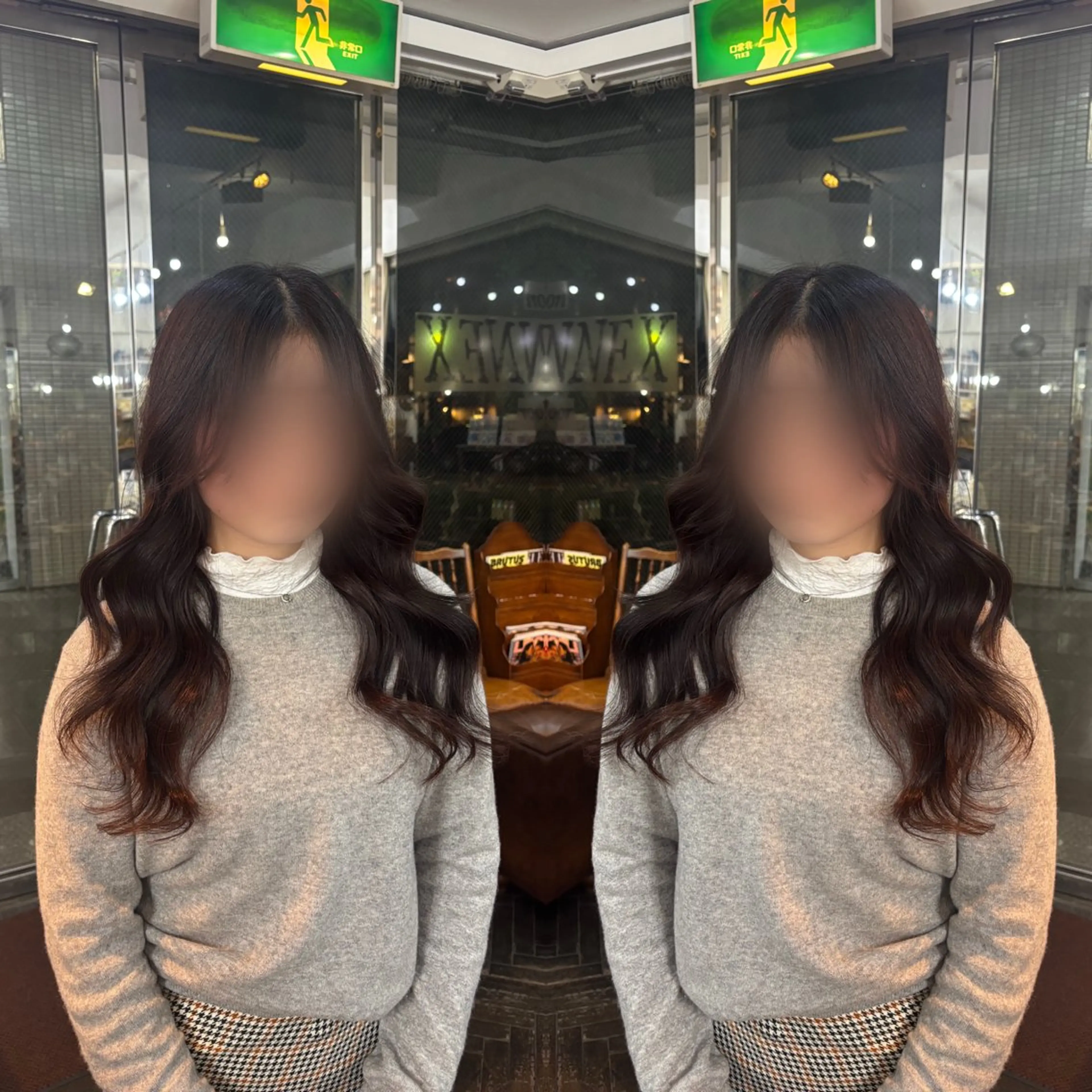 ロング 💎ハイトーン/艶 カラー モエカ💎のヘアスタイル