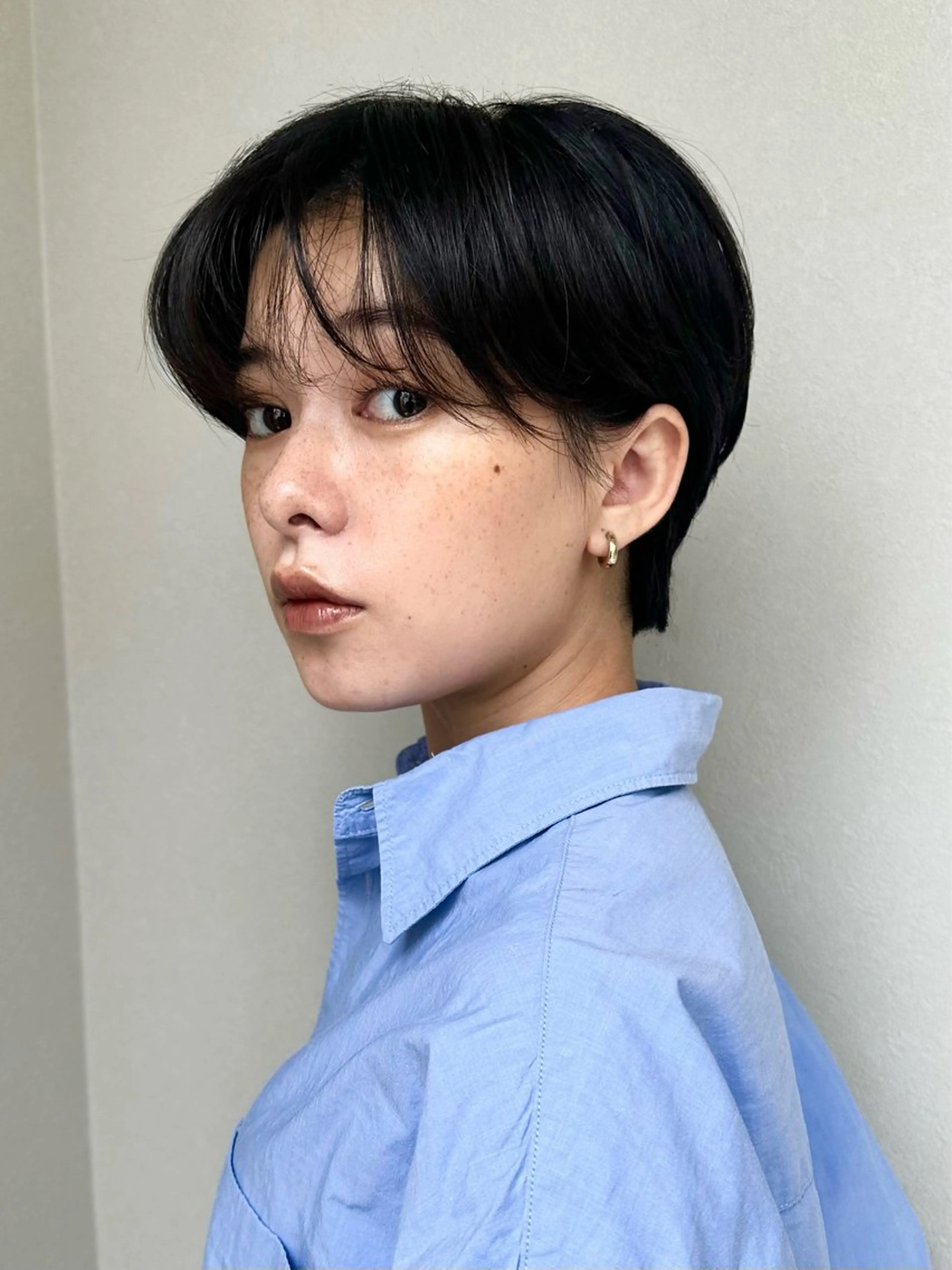 ショート カラー パーマ 👑ショート/ボブ /銀座/ニシオカ👑のヘアスタイル