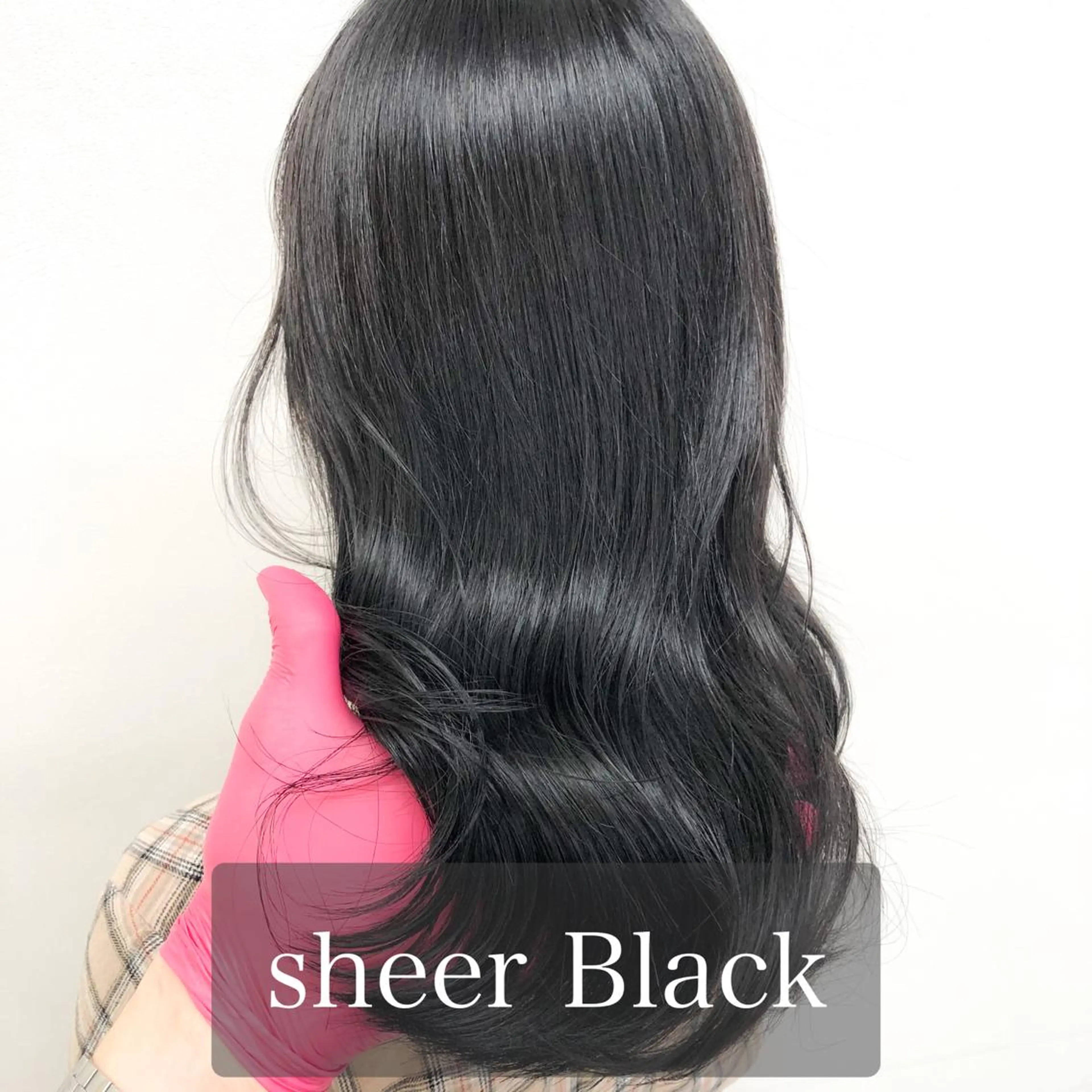 セミロング カラー カット ヘアカラー ハイトーン×レイヤー カットTAKUMIのヘアスタイル