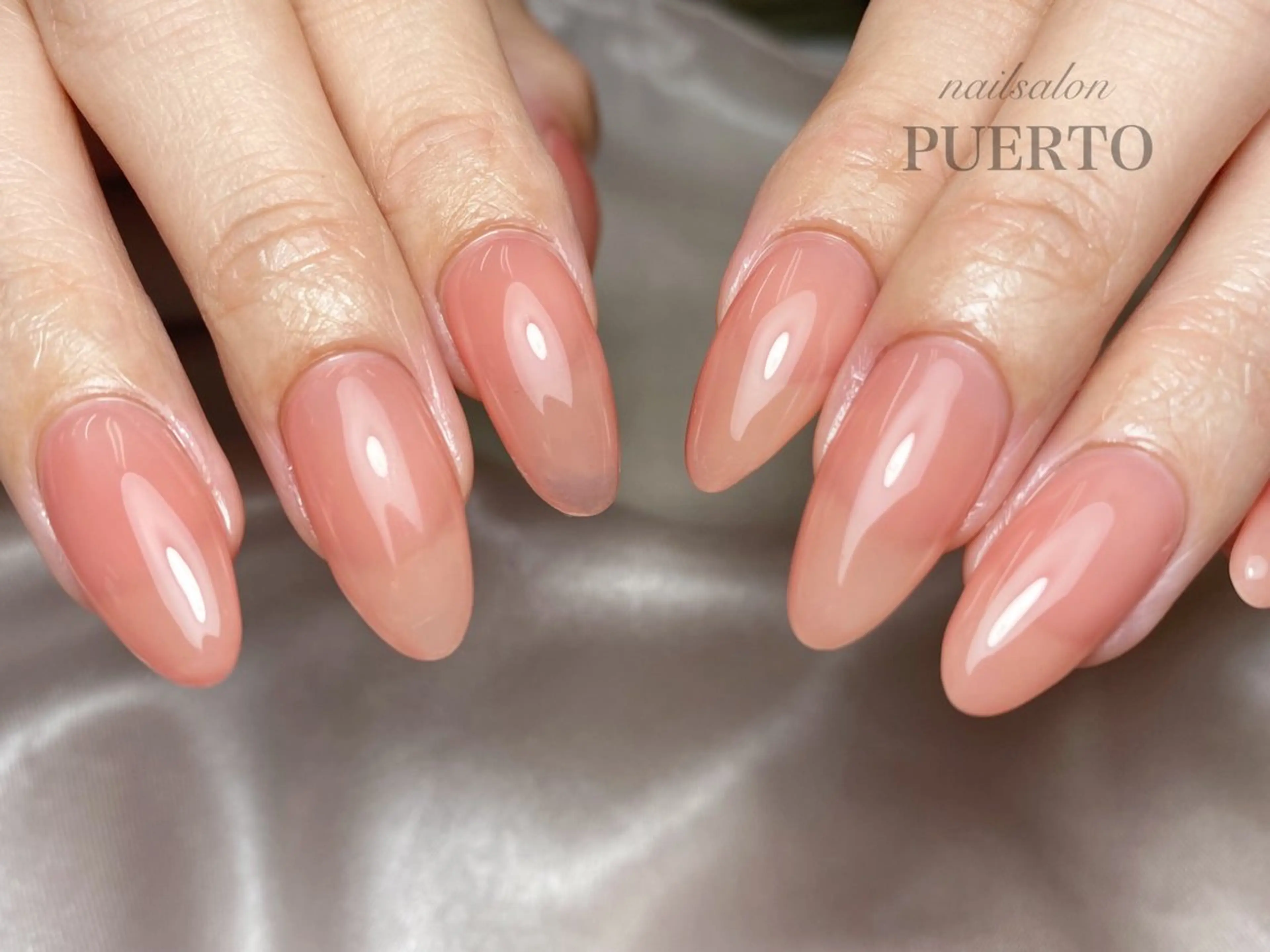ネイル ジェルネイル ワンカラーネイル パラジェル パラジェル PUERTOのネイルデザイン