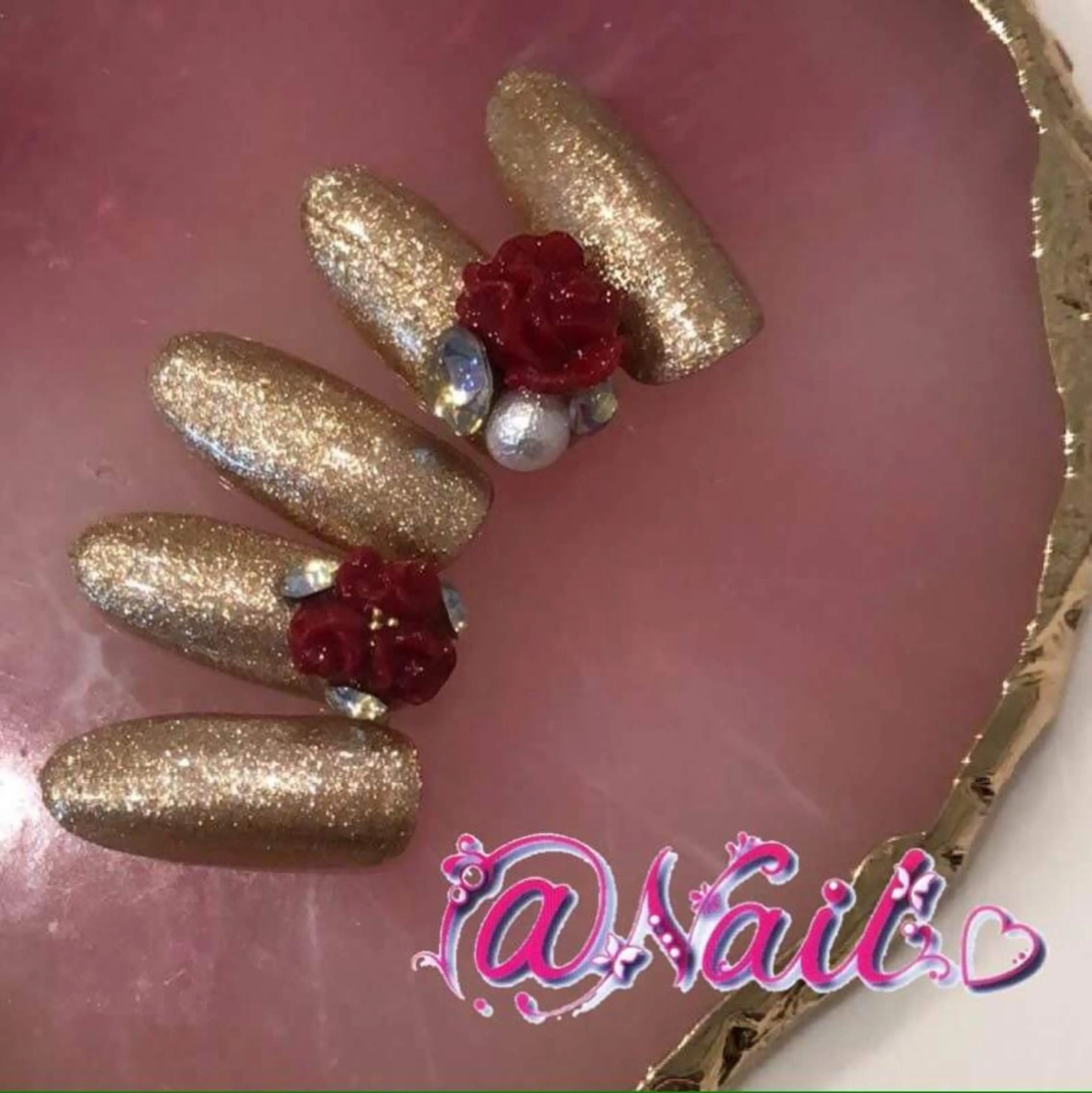 ネイル ネイルチップ 小尾 栞のネイルデザイン