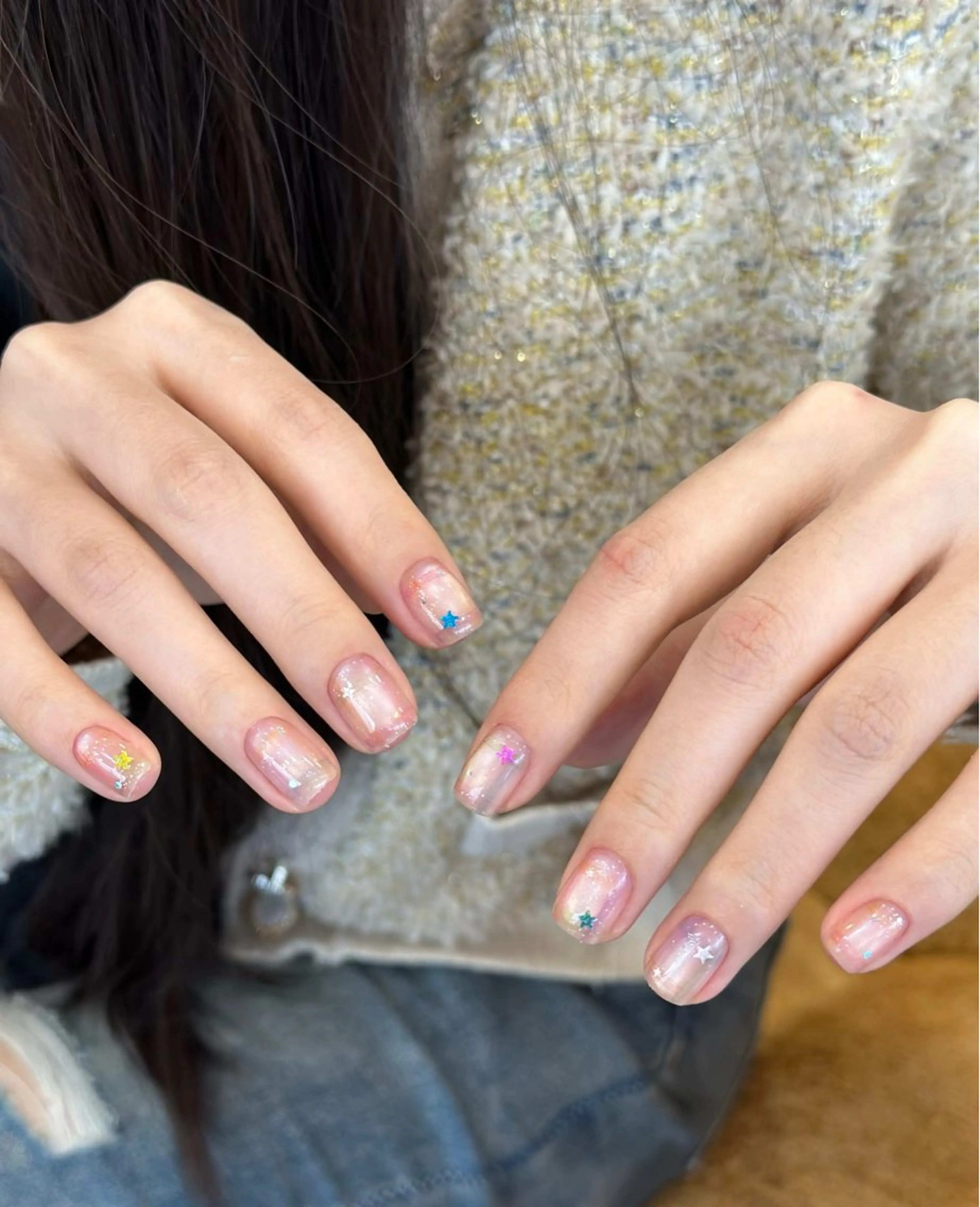 ネイル アートネイル フレンチネイル マグネットネイル ミラーネイル オフィスネイル ハンドネイル Blossom nail【ブラソンネイル】所属・Blossom nail_研修のネイルデザイン