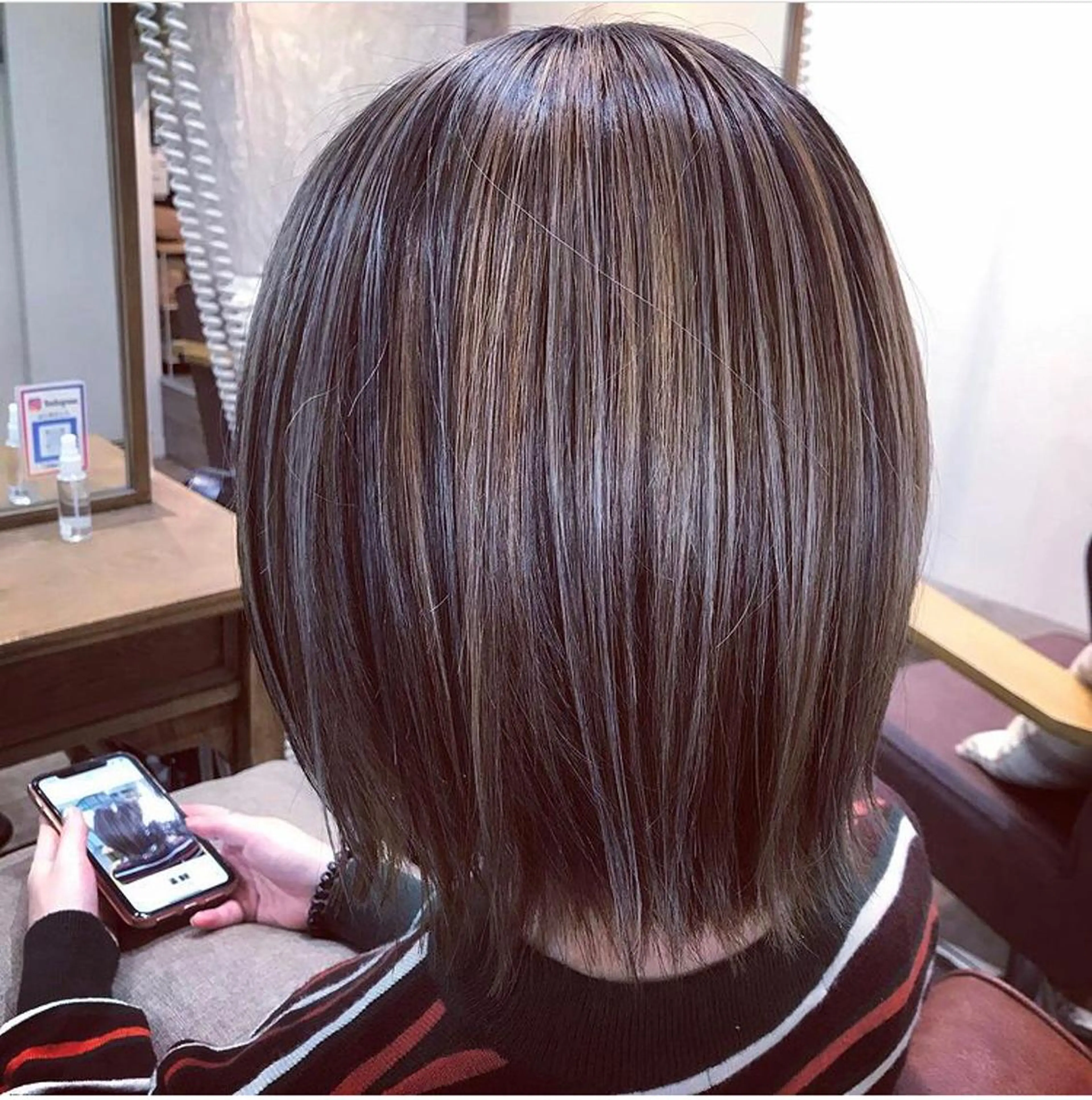 ショート ハイライト 横浜関内髪質改善 re:Magoのヘアスタイル