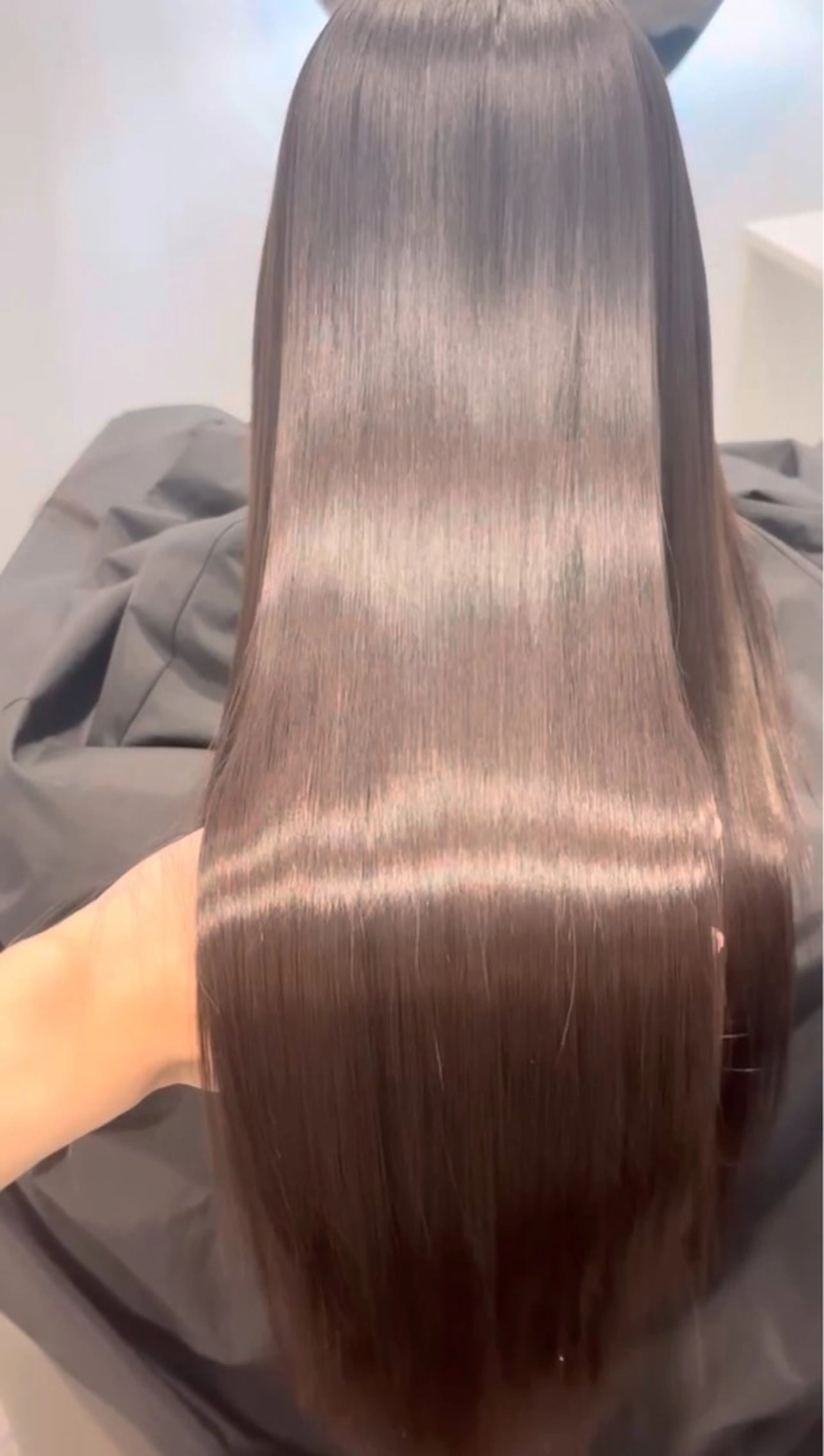 ロング 縮毛矯正 水野 咲のヘアスタイル