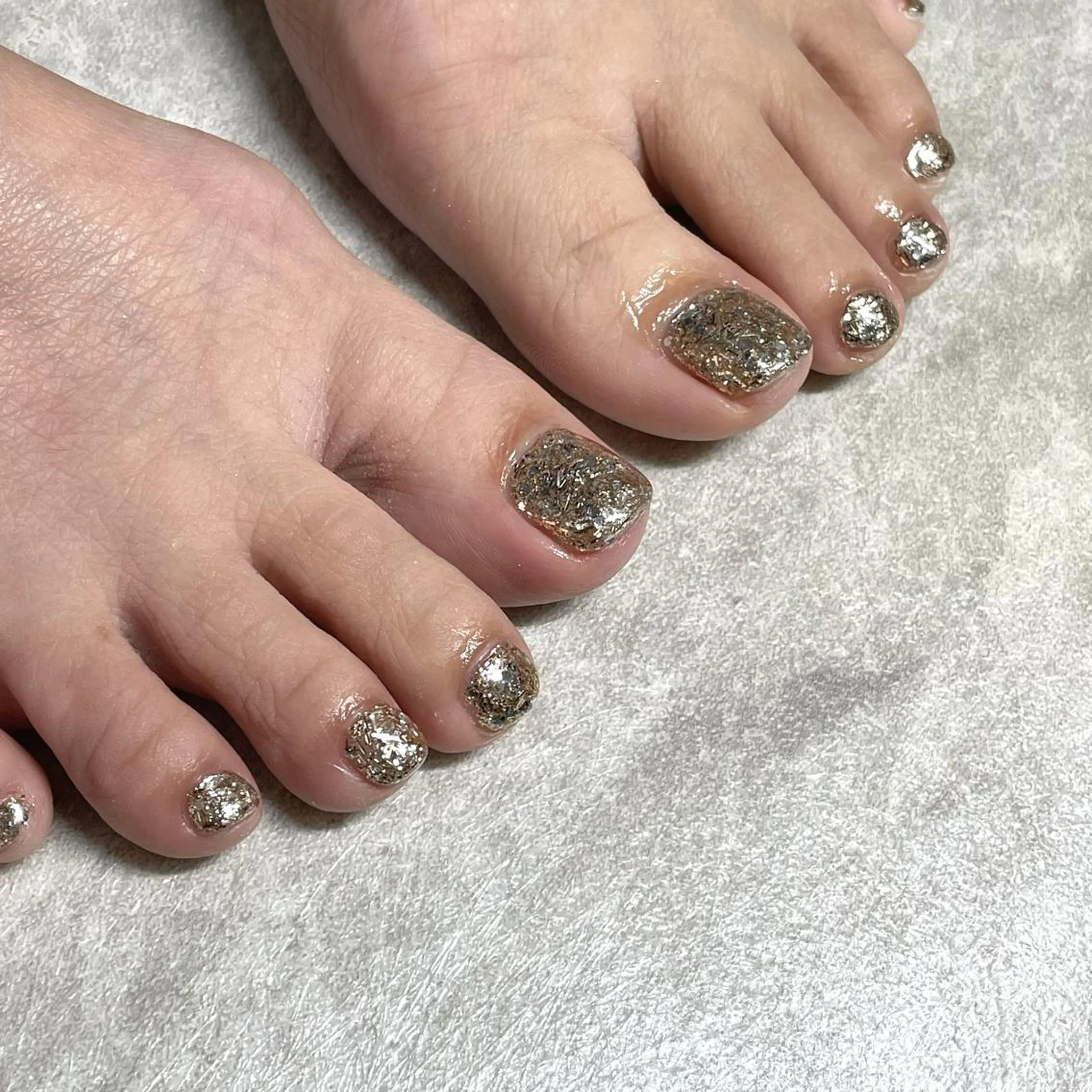 ワンカラーネイルの写真