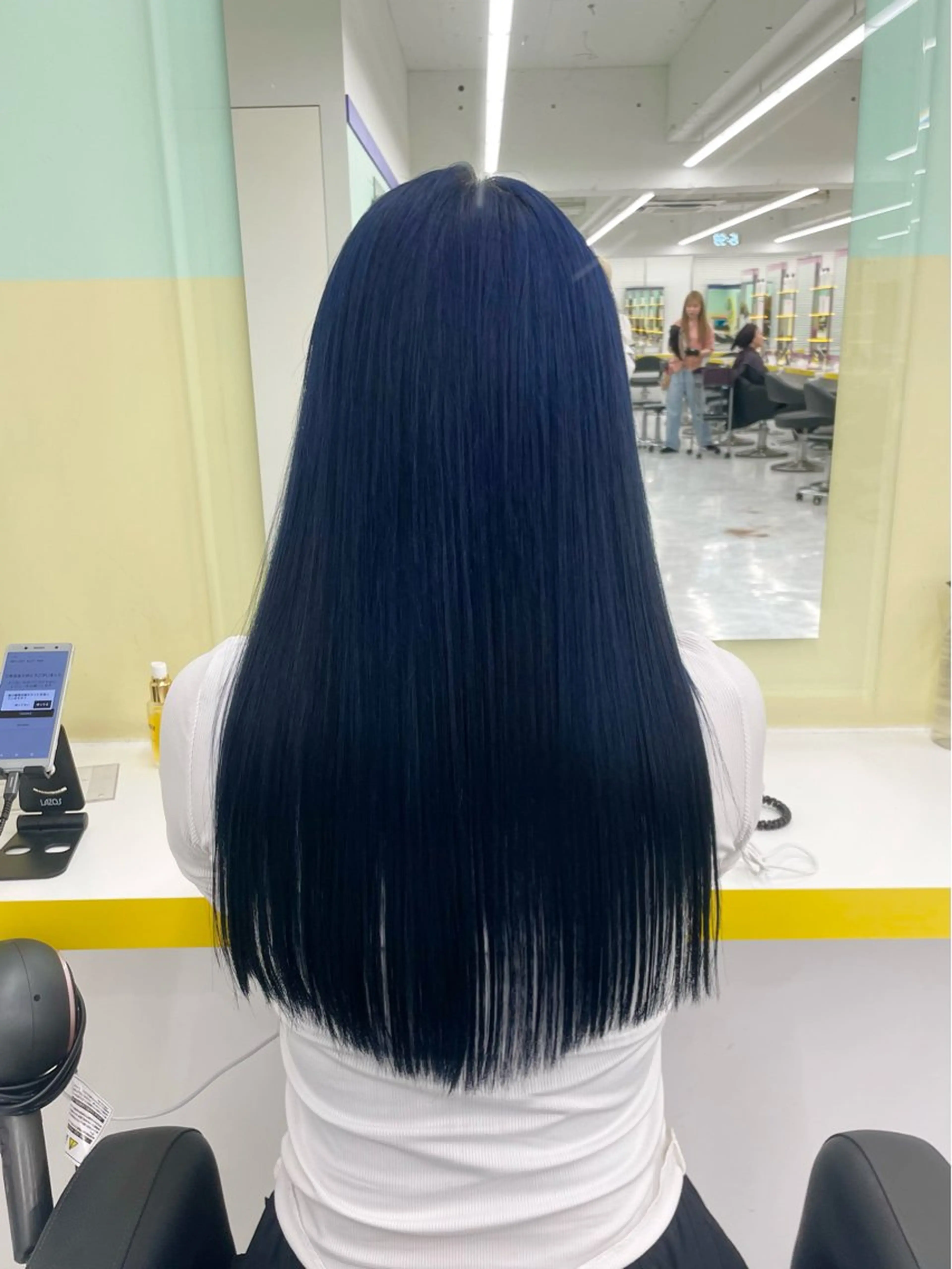 ロング カラー ヘアカラー トリートメント ヘッドスパ ヘアセット 🦋色落ち綺麗カラー メンズYUZU🦋‪のヘアスタイル