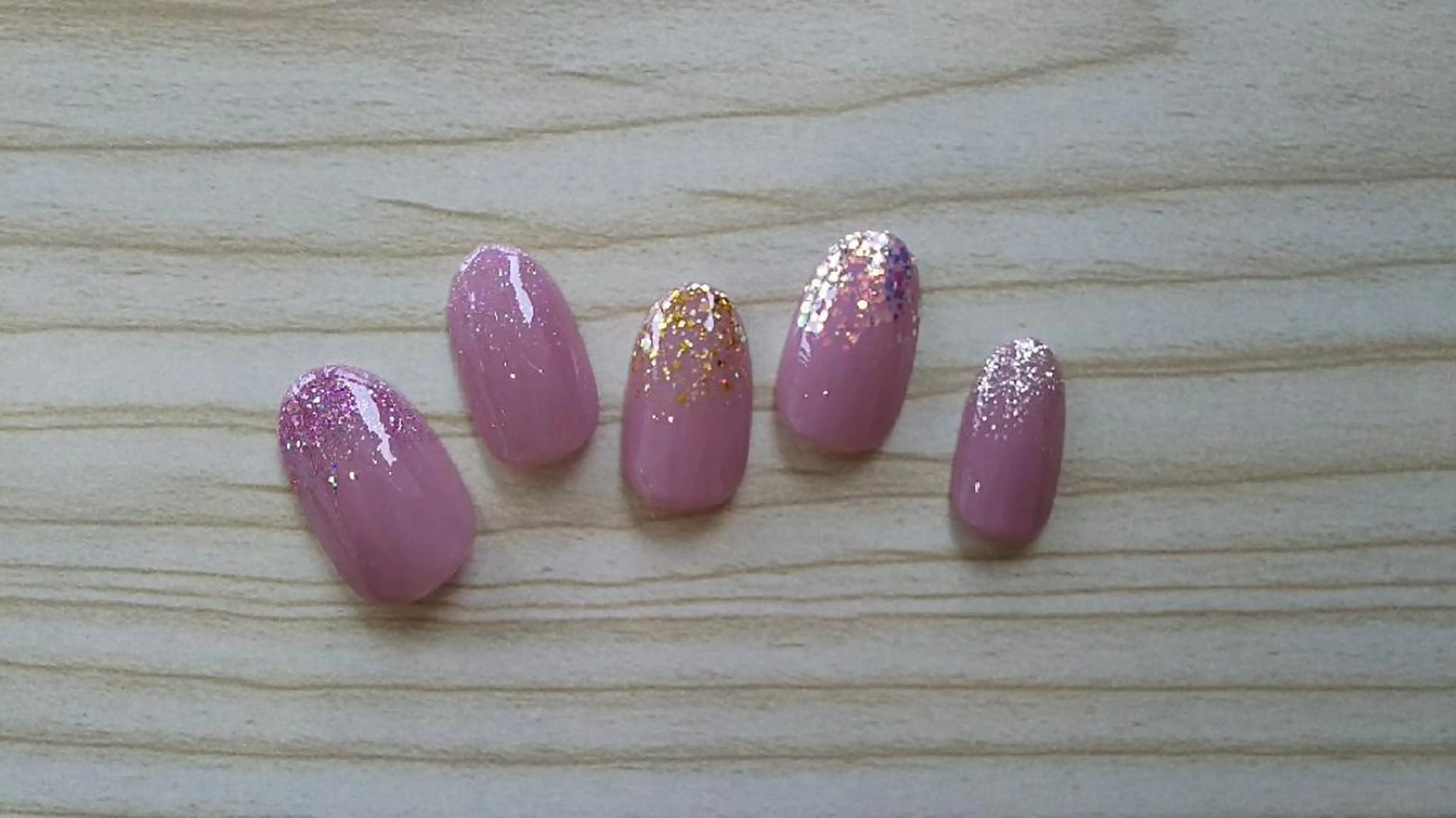 ネイル ラメ(グリッター) ワンカラーネイル Progress Nailのネイルデザイン