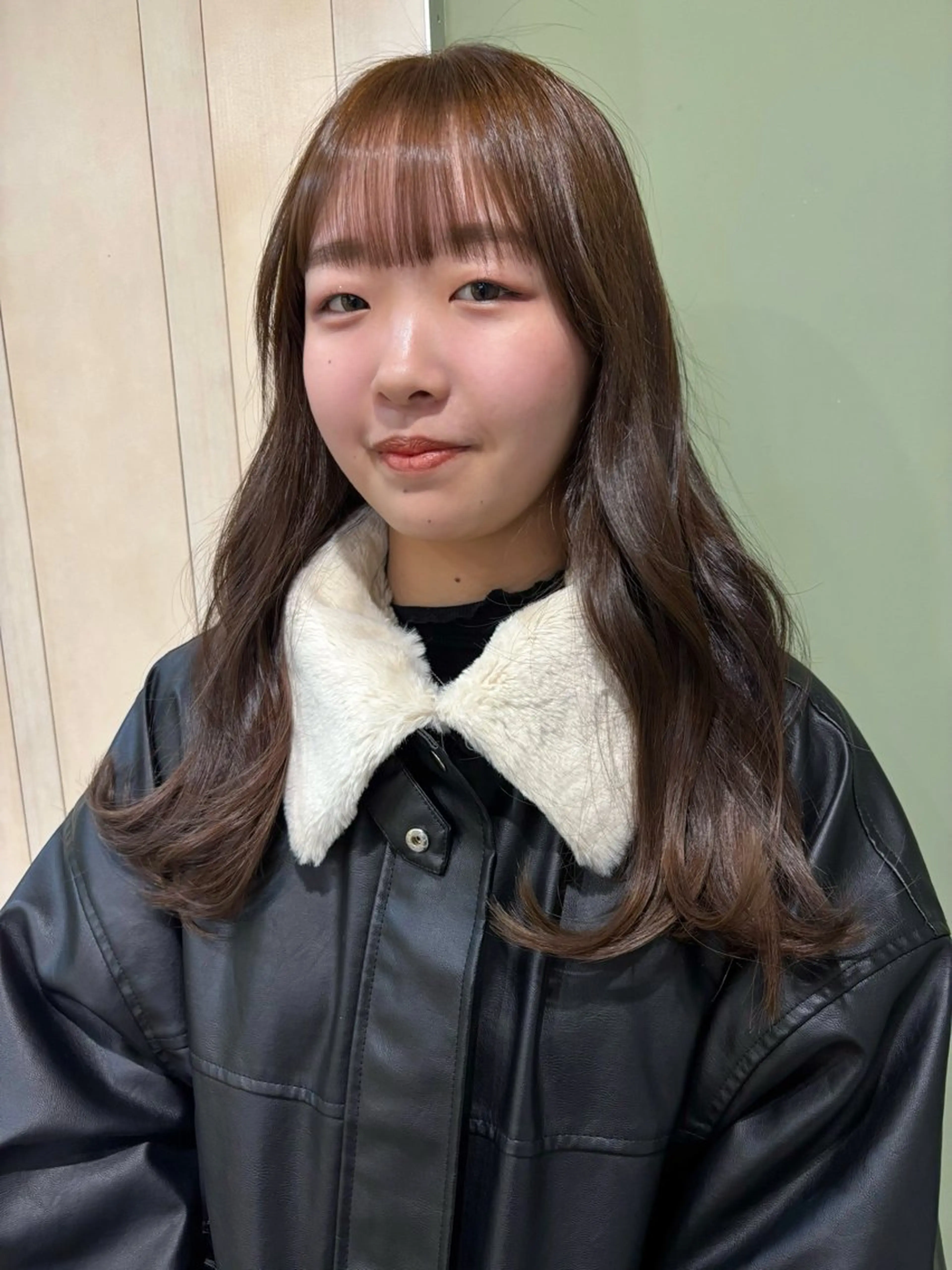 ロング カラー レイヤー/韓国縮毛 矯正/nanokaのヘアスタイル