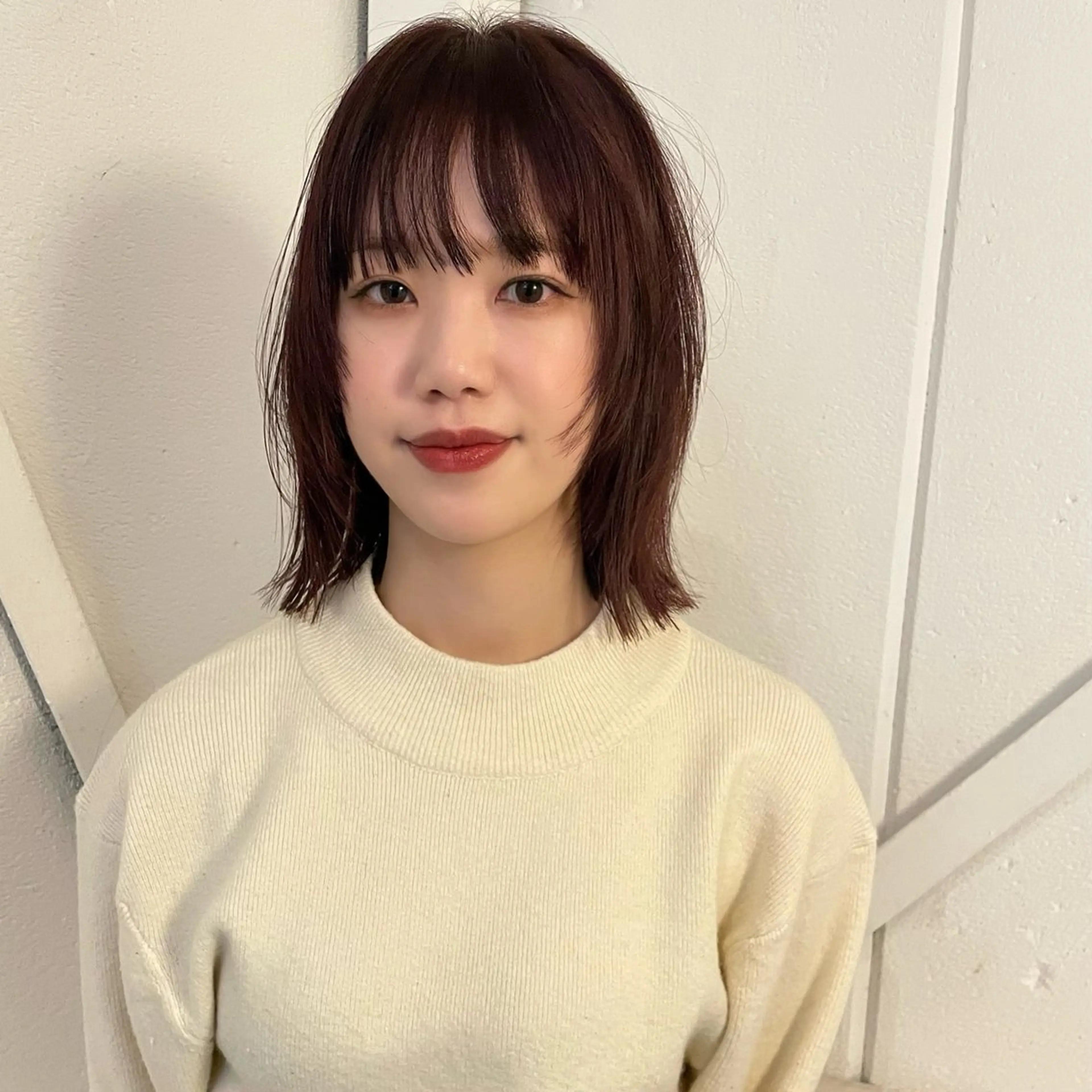 🌿ワンカラー&2step treatment🌿 【縮毛矯正/ボブ/レイヤー/パーマ/ブリーチなしカラー】の写真