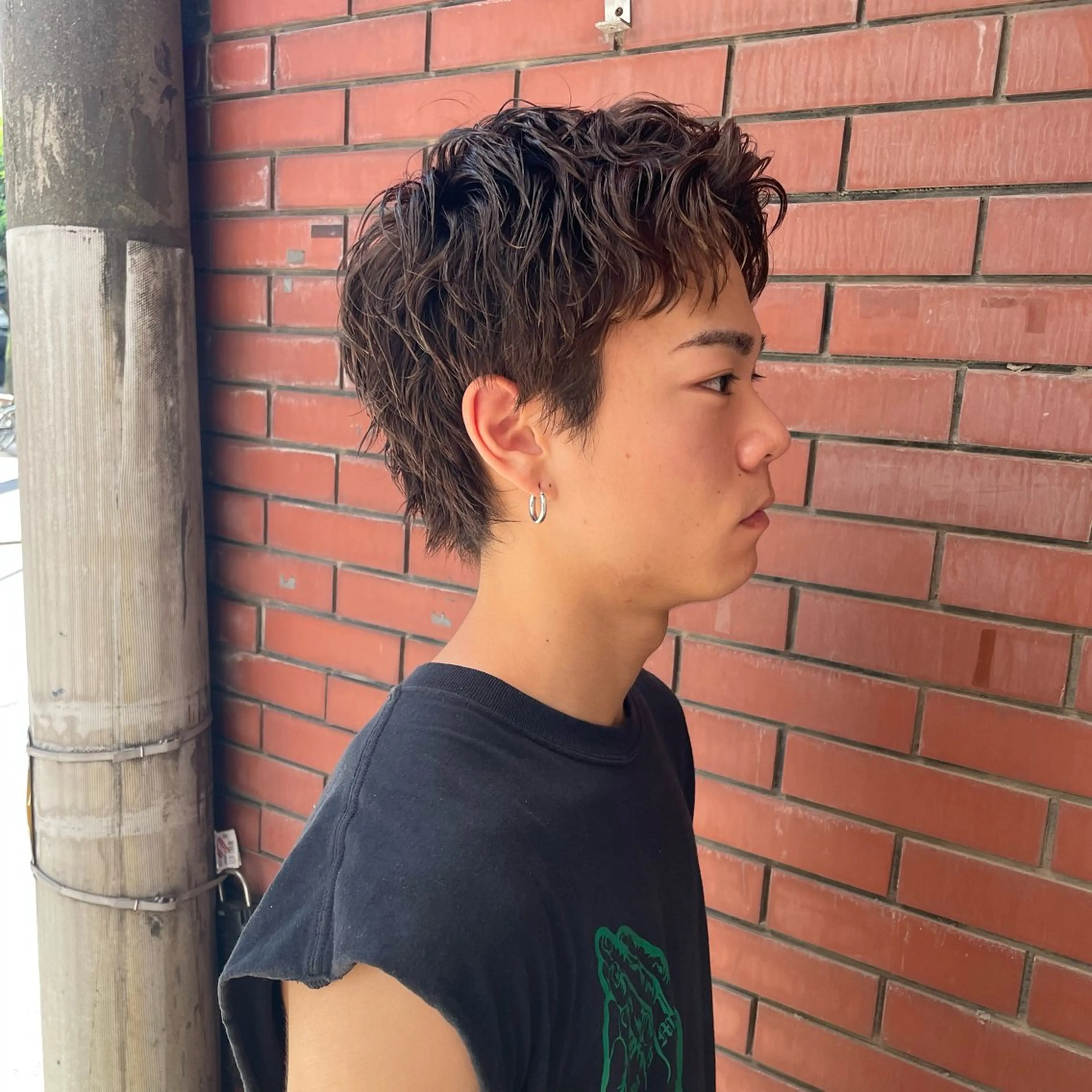 ショート パーマ メンズ メンズショート ショートヘア 【柏メンズパーマ職人 】店長　KAZUMAのヘアスタイル