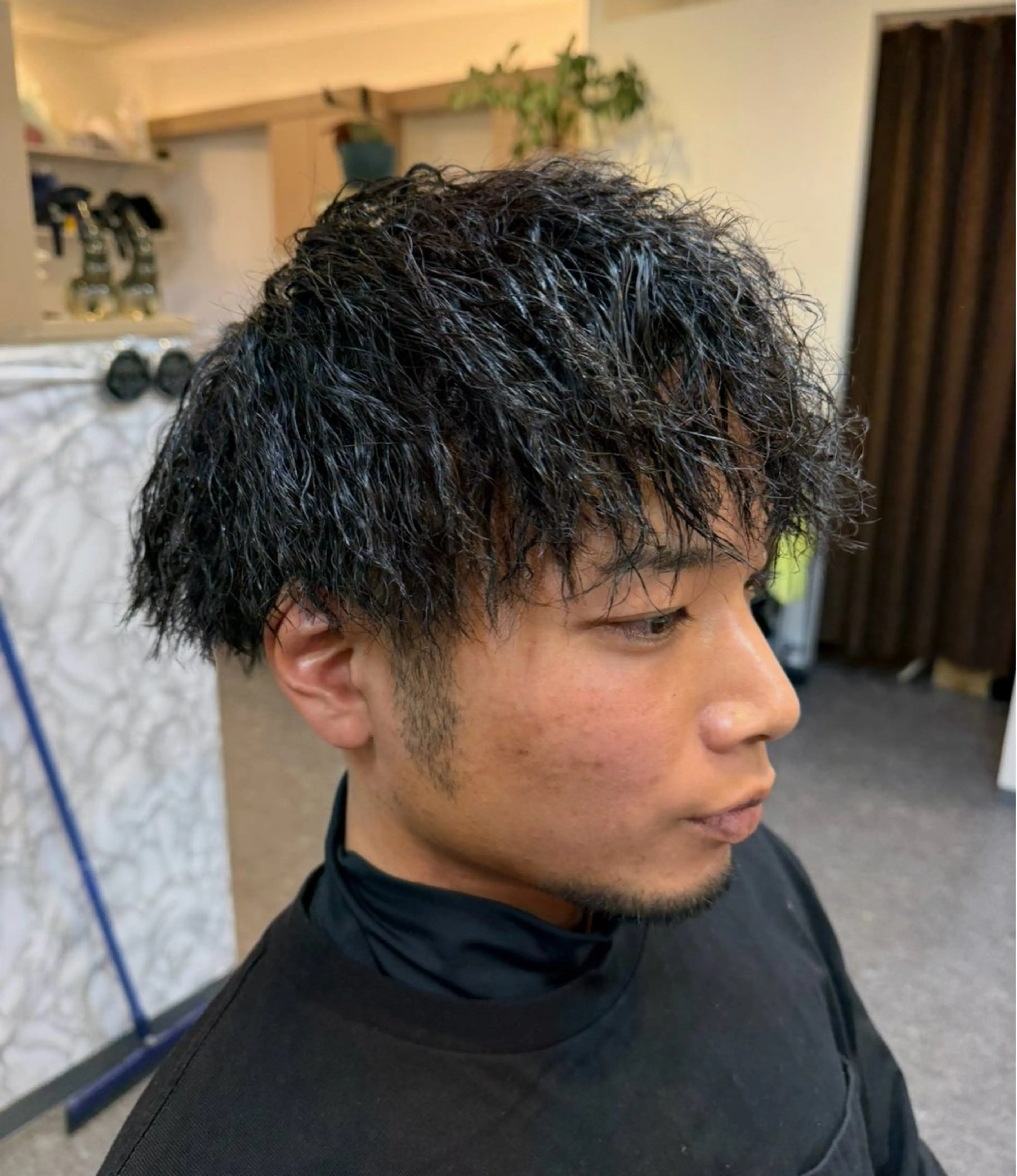 ミディアム ミディアムパーマ ツイストパーマ メンズ特化/ HEITA✂︎のヘアスタイル