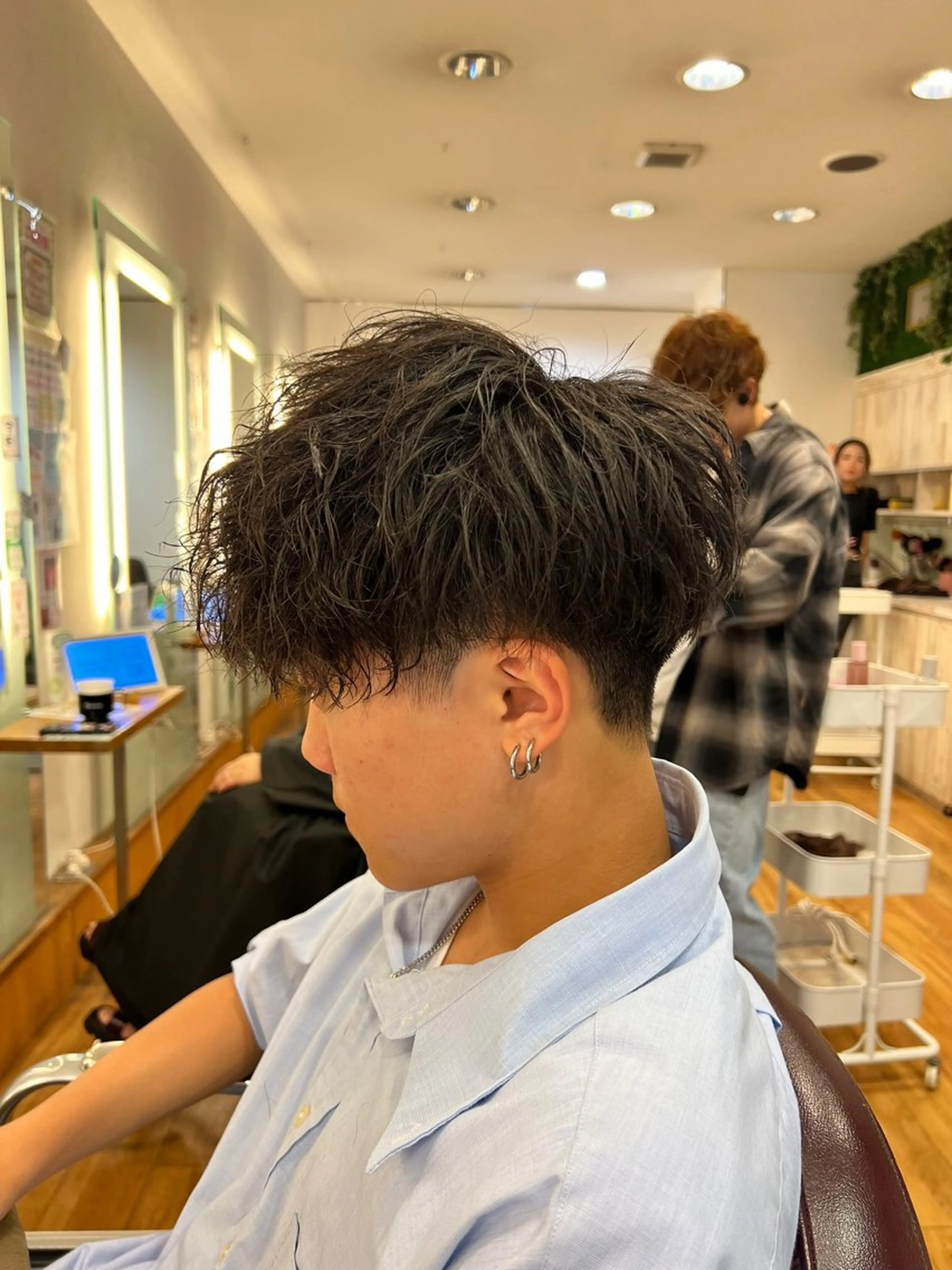 ショート パーマ メンズ メンズパーマ カット パーマ 湘南のパーマ職人 🔥清水琉葵🔥のヘアスタイル