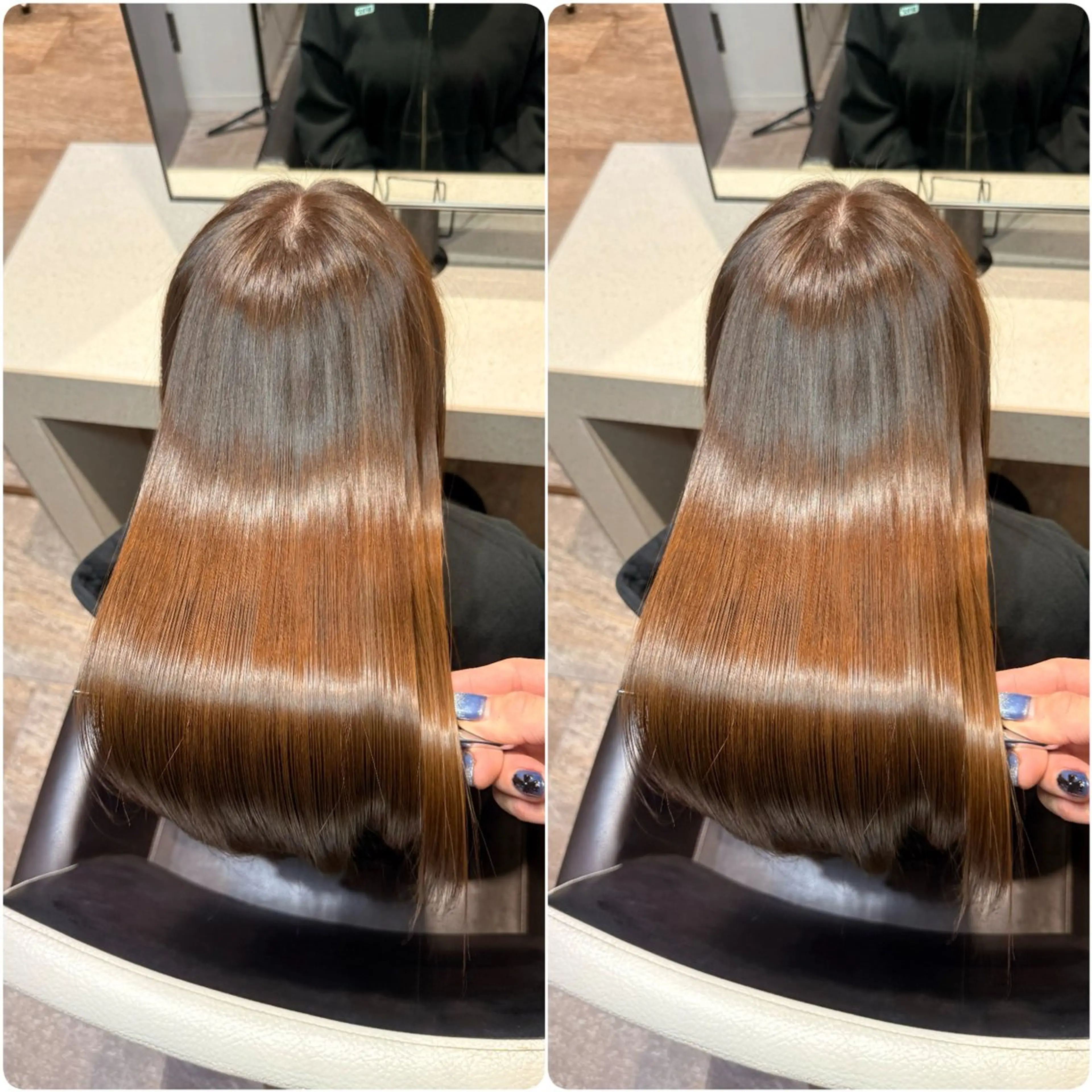 ロング カラー ヘアカラー トリートメント ヘッドスパ 🌹ULTOWA🌹 髪質改善/縮毛/店長のヘアスタイル