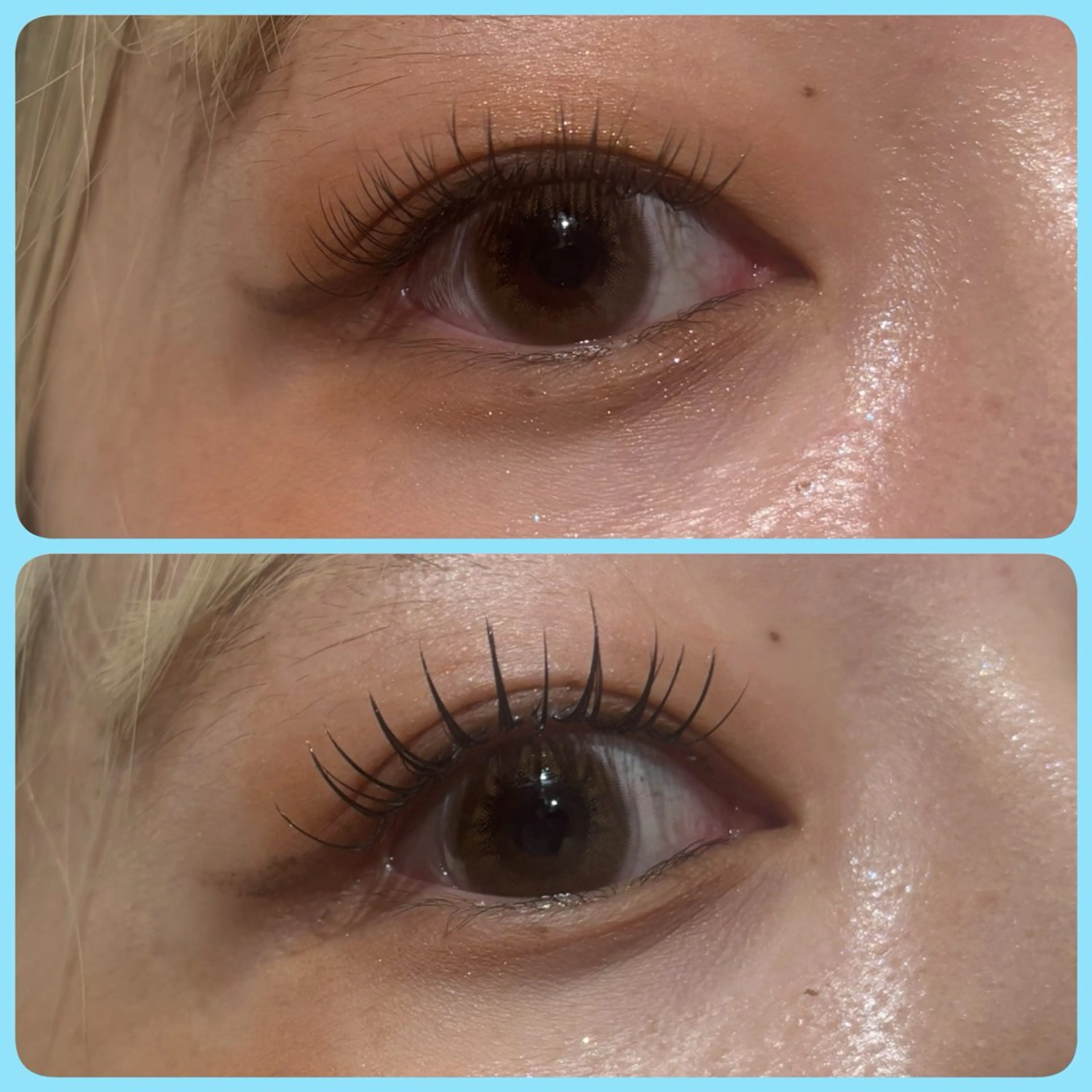 限定価格💚最新技術🌺エクステ＋パーマ🌺フラットラッシュ100本＋まつ毛パーマ（エクステ120本7100円）の写真