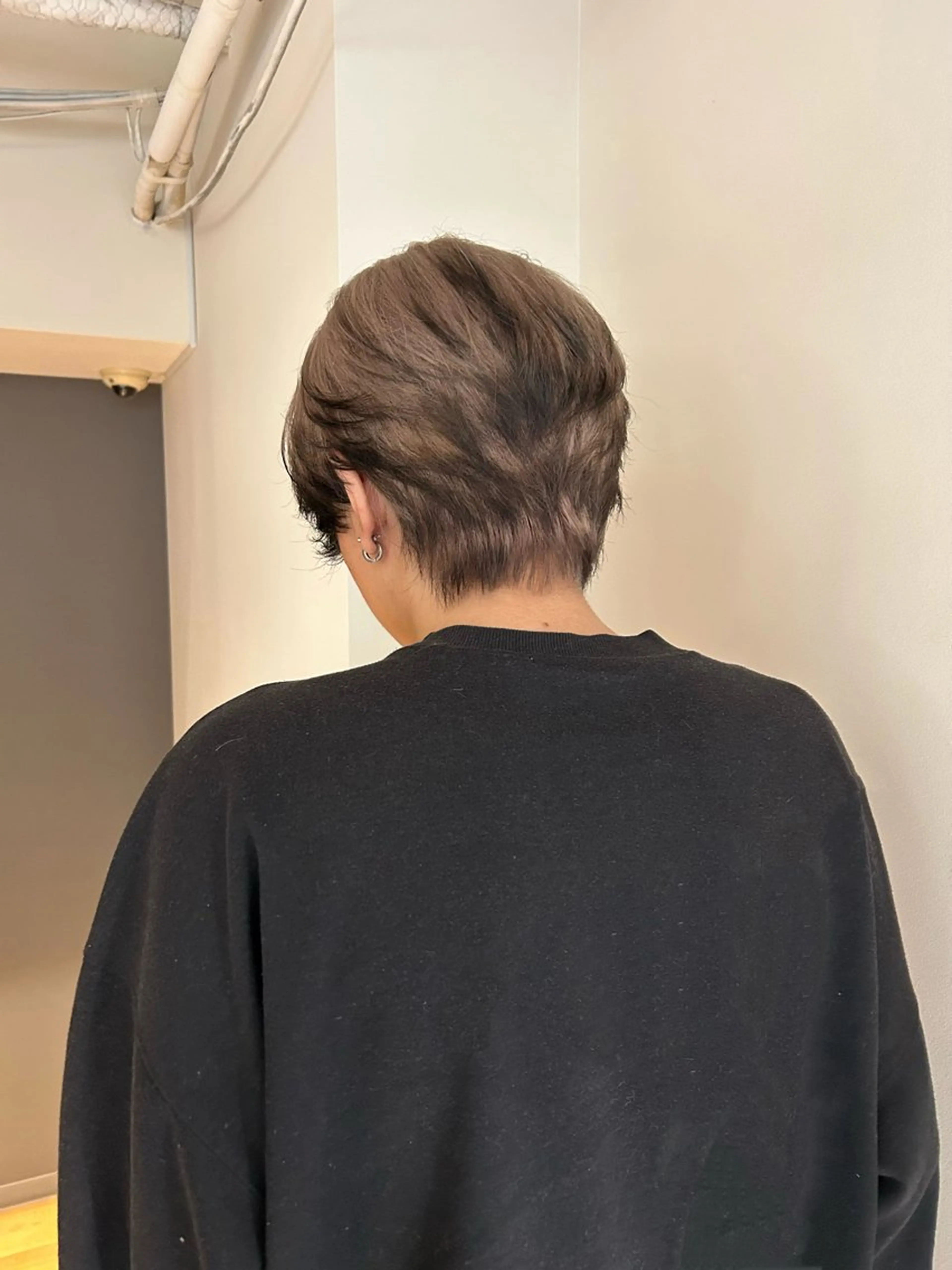 ショート カット ヘアカラー ケン ショウのヘアスタイル