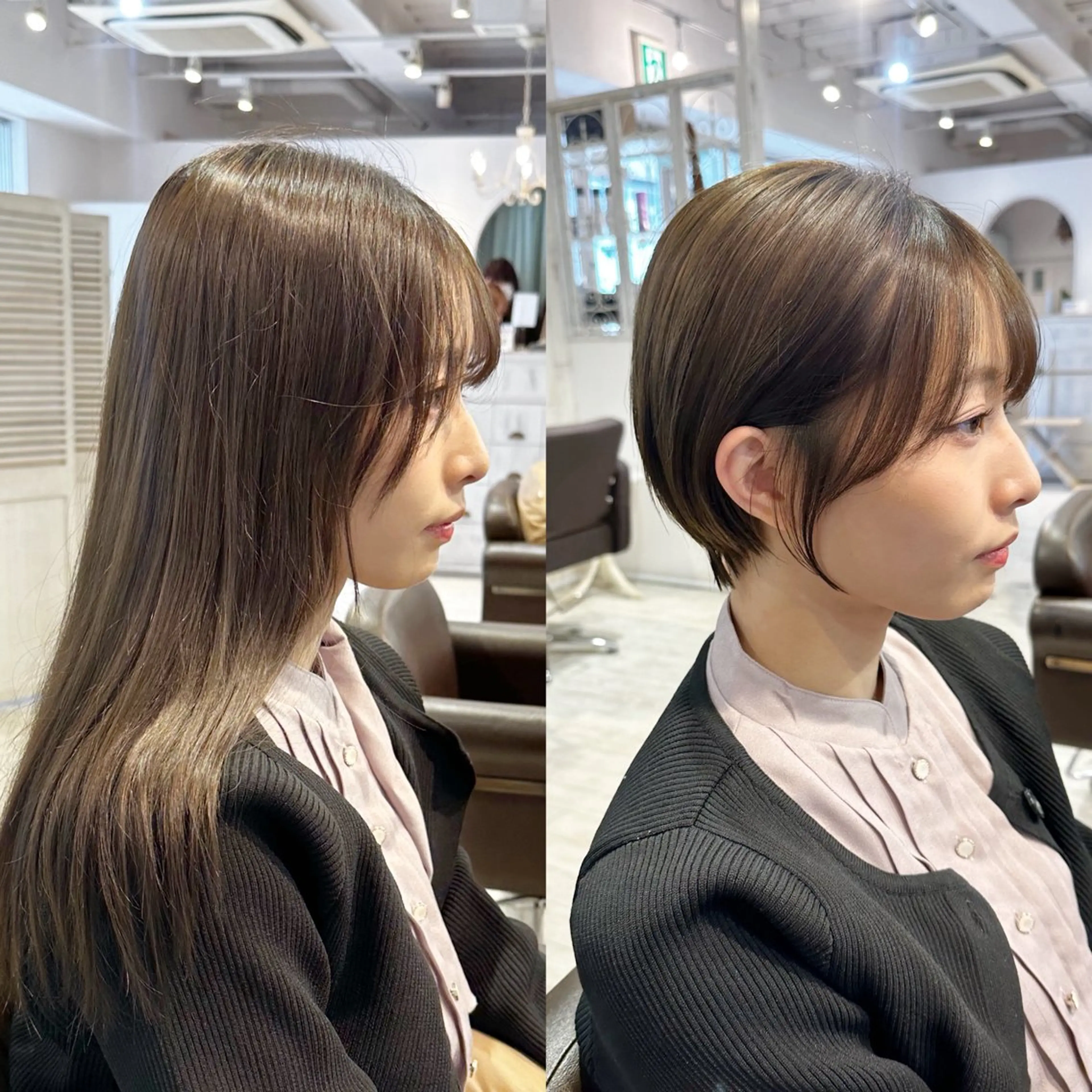 ショート カット トリートメント 縮毛矯正/ショート/ レイヤー/畑中正敏のヘアスタイル