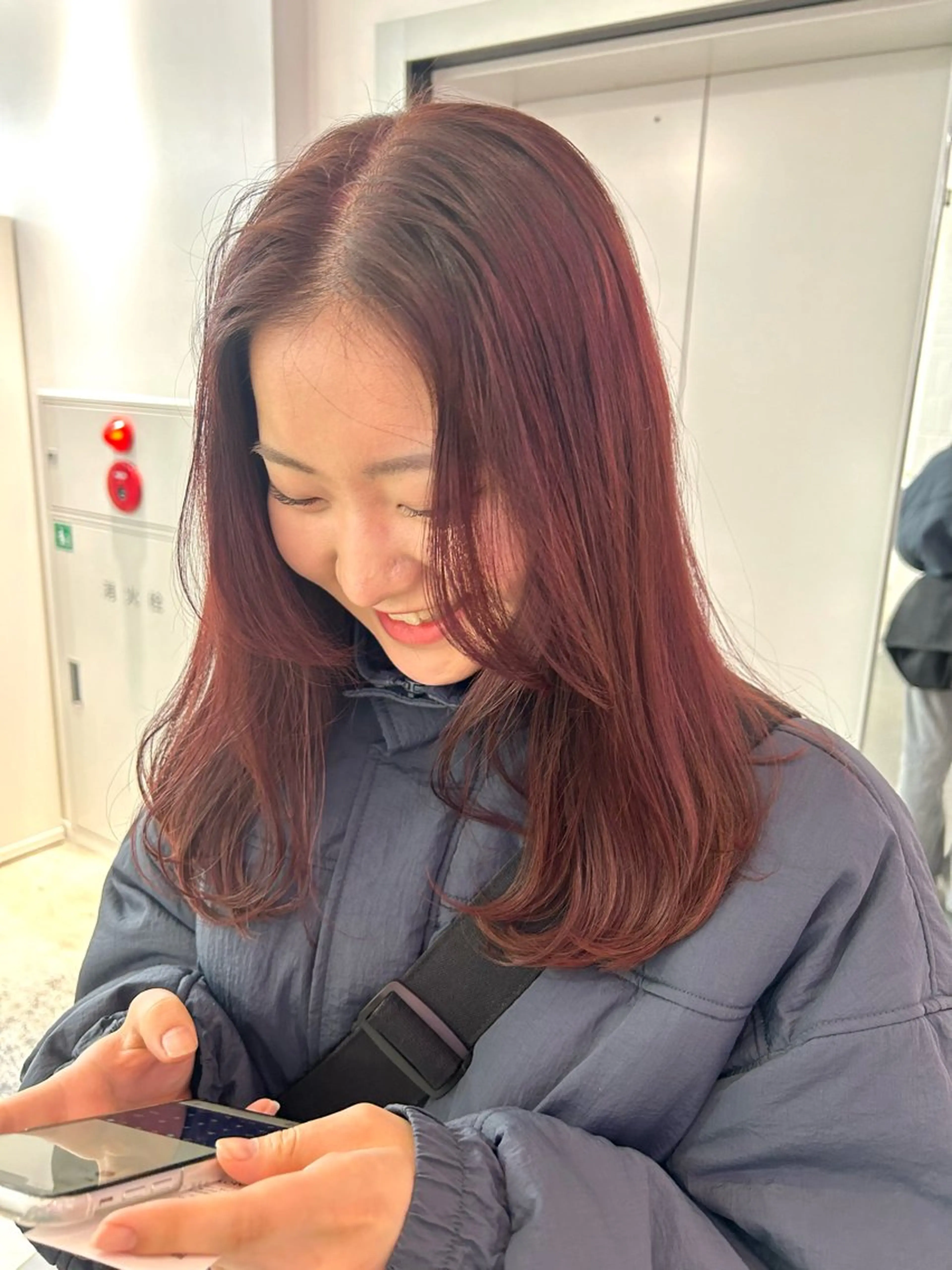 セミロング 🤍垢抜け♡透明感 カラーmoeka🤍のヘアスタイル