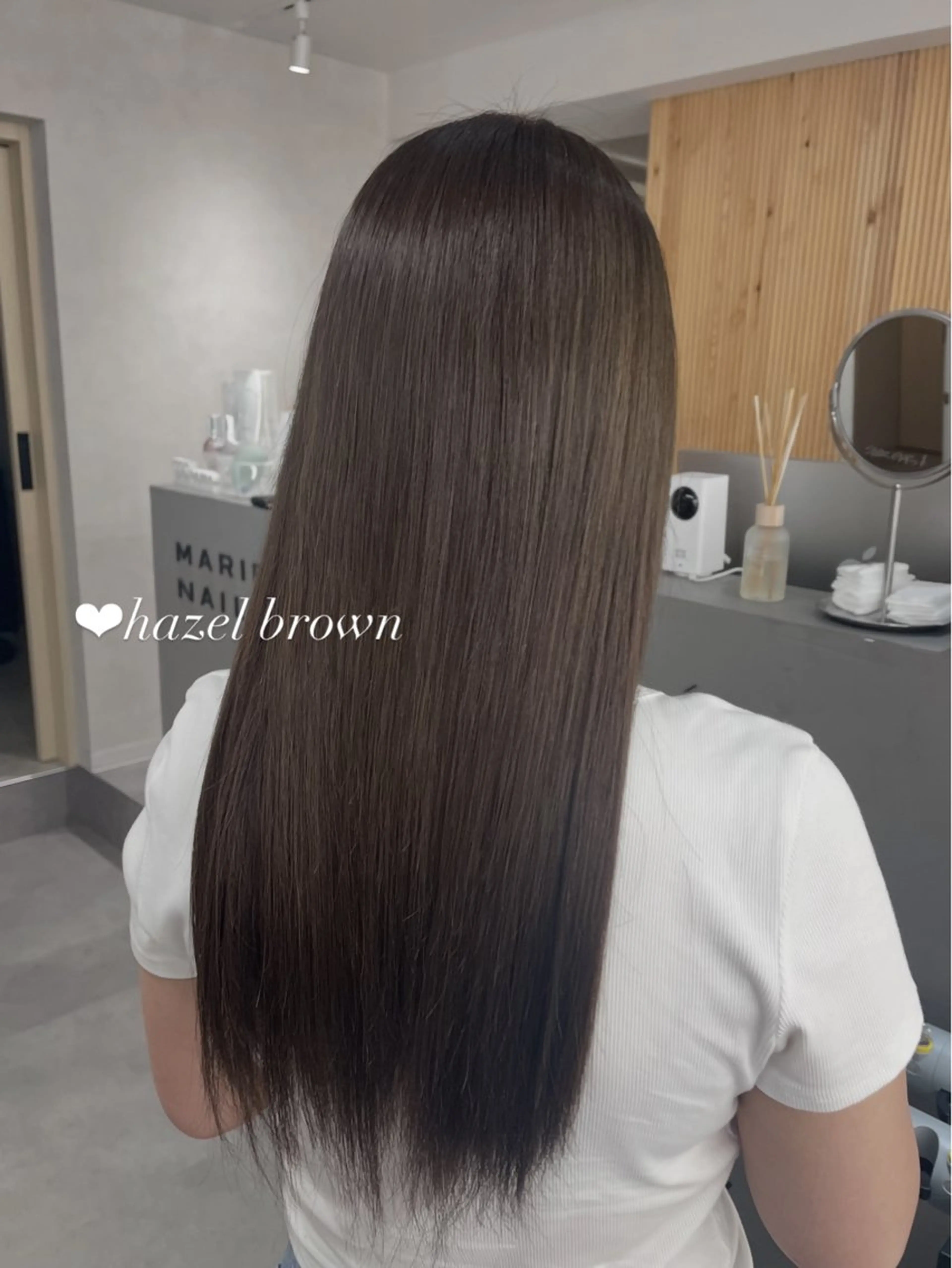 ロング 田中 蓮華のヘアスタイル