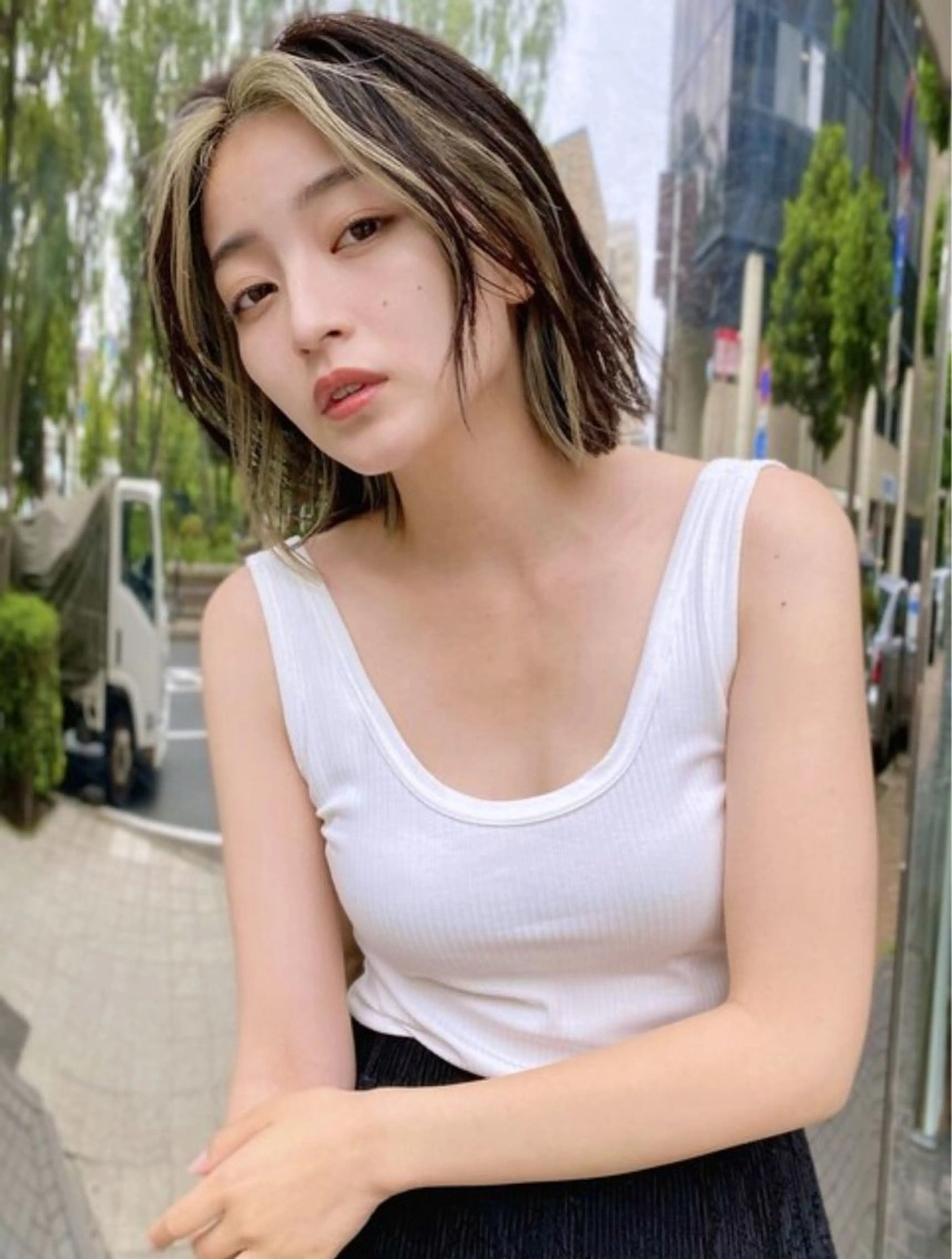 ショート カラー 似合わせカット Rinka🌻のヘアスタイル