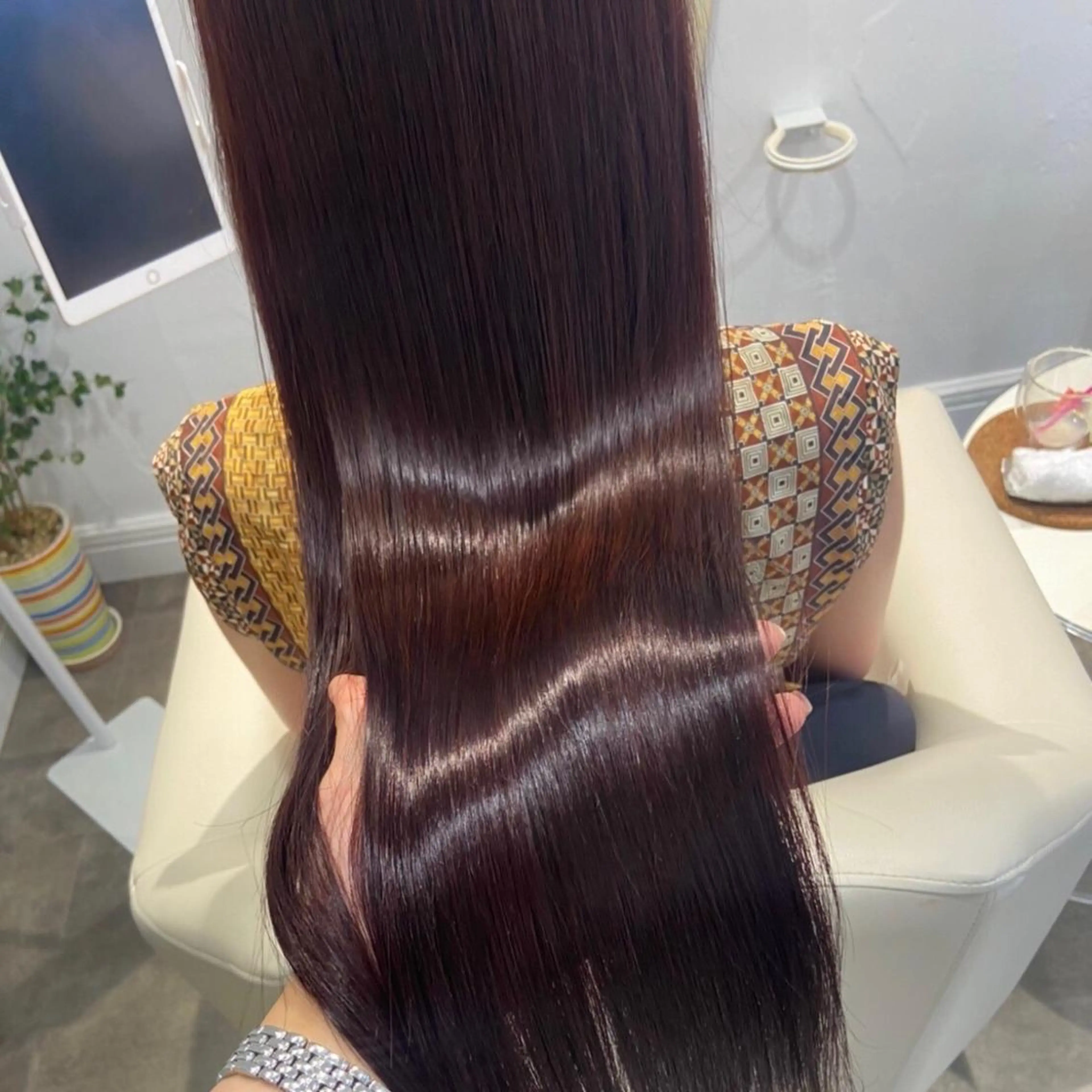 ロング カラー ブラウンカラー ロング SHEARA BY CARE所属・. AYUKAのヘアスタイル