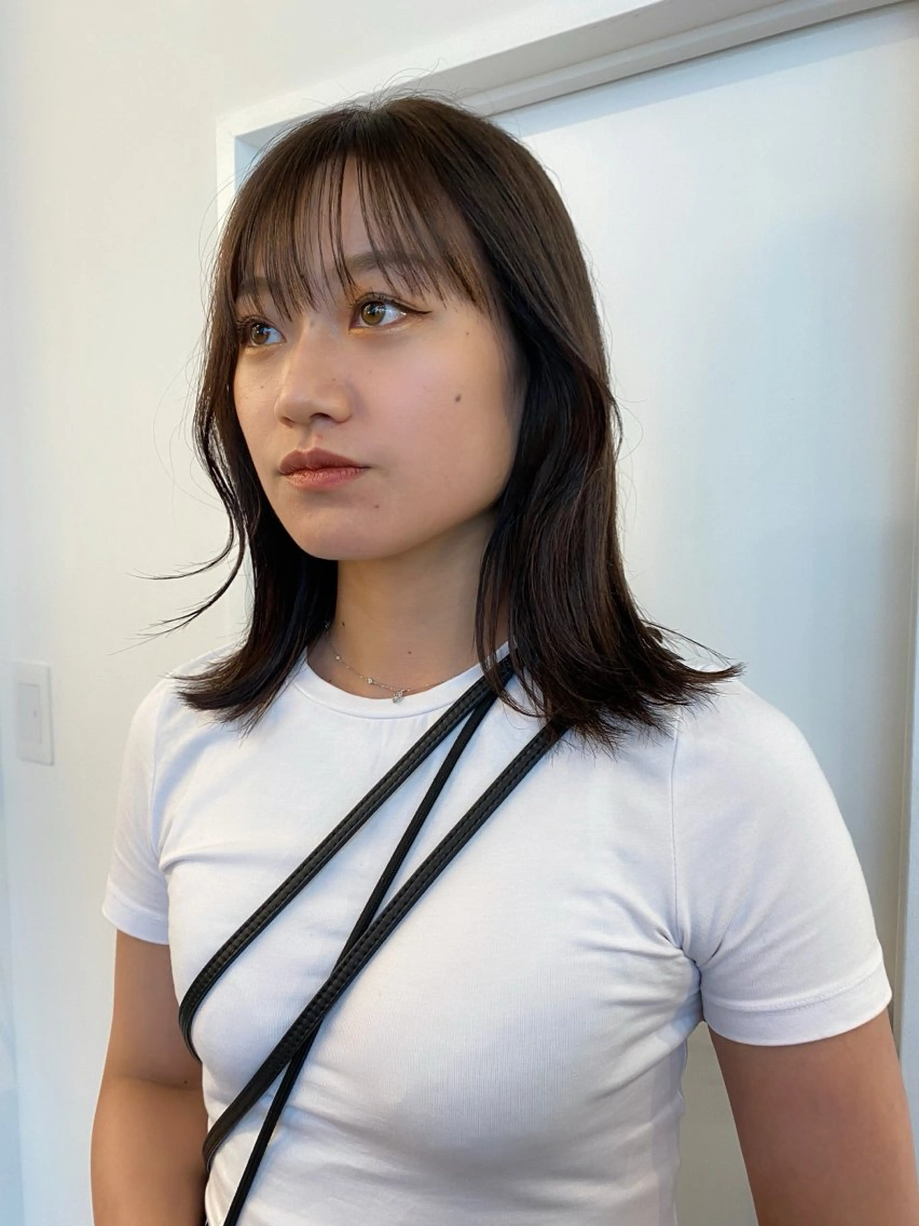 ミディアム カラー hair design chouchou所属・ichika/福岡 /透明感カラー🤎のヘアスタイル