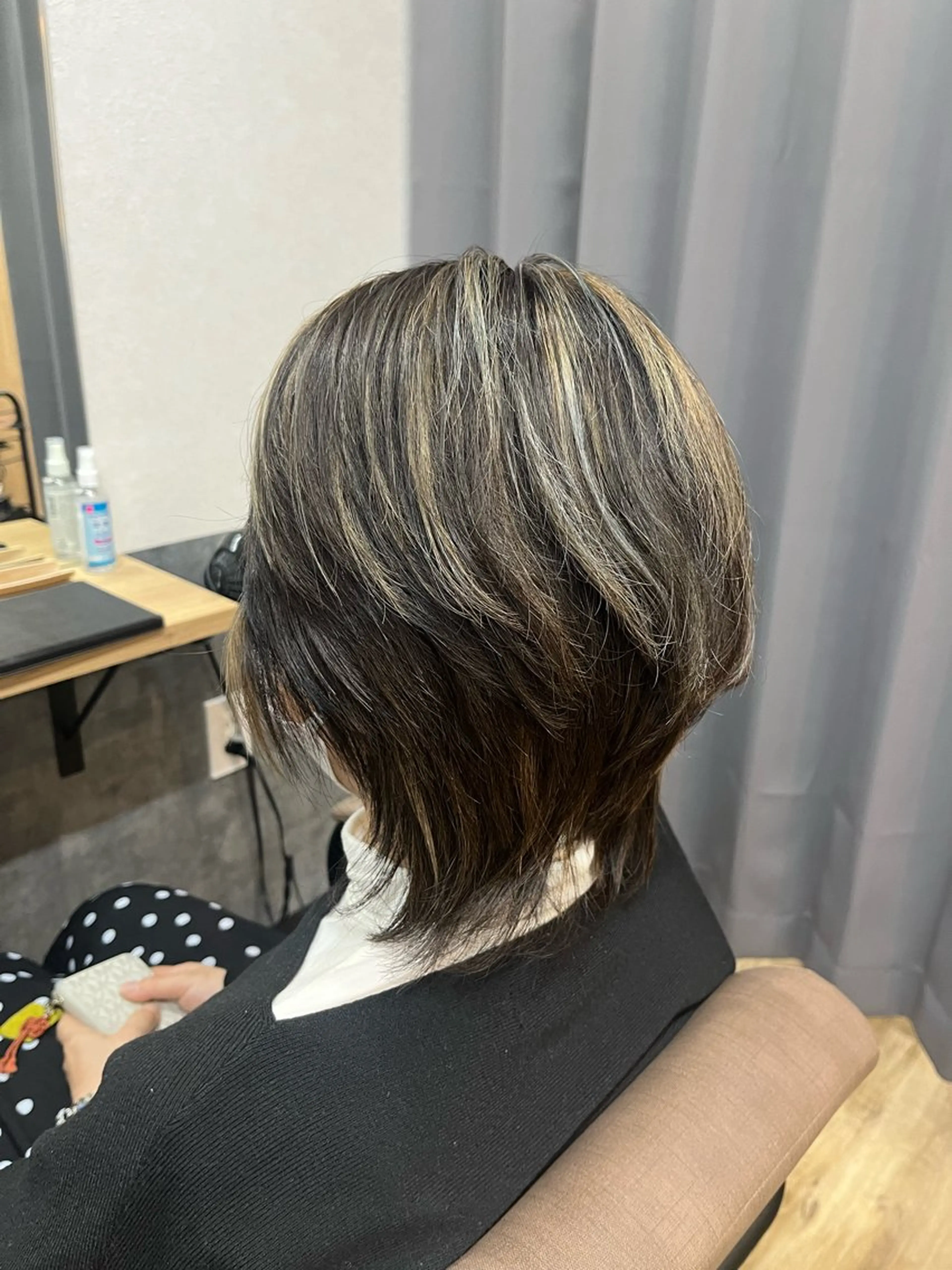 ミディアム ウルフカット Argo mikiのヘアスタイル