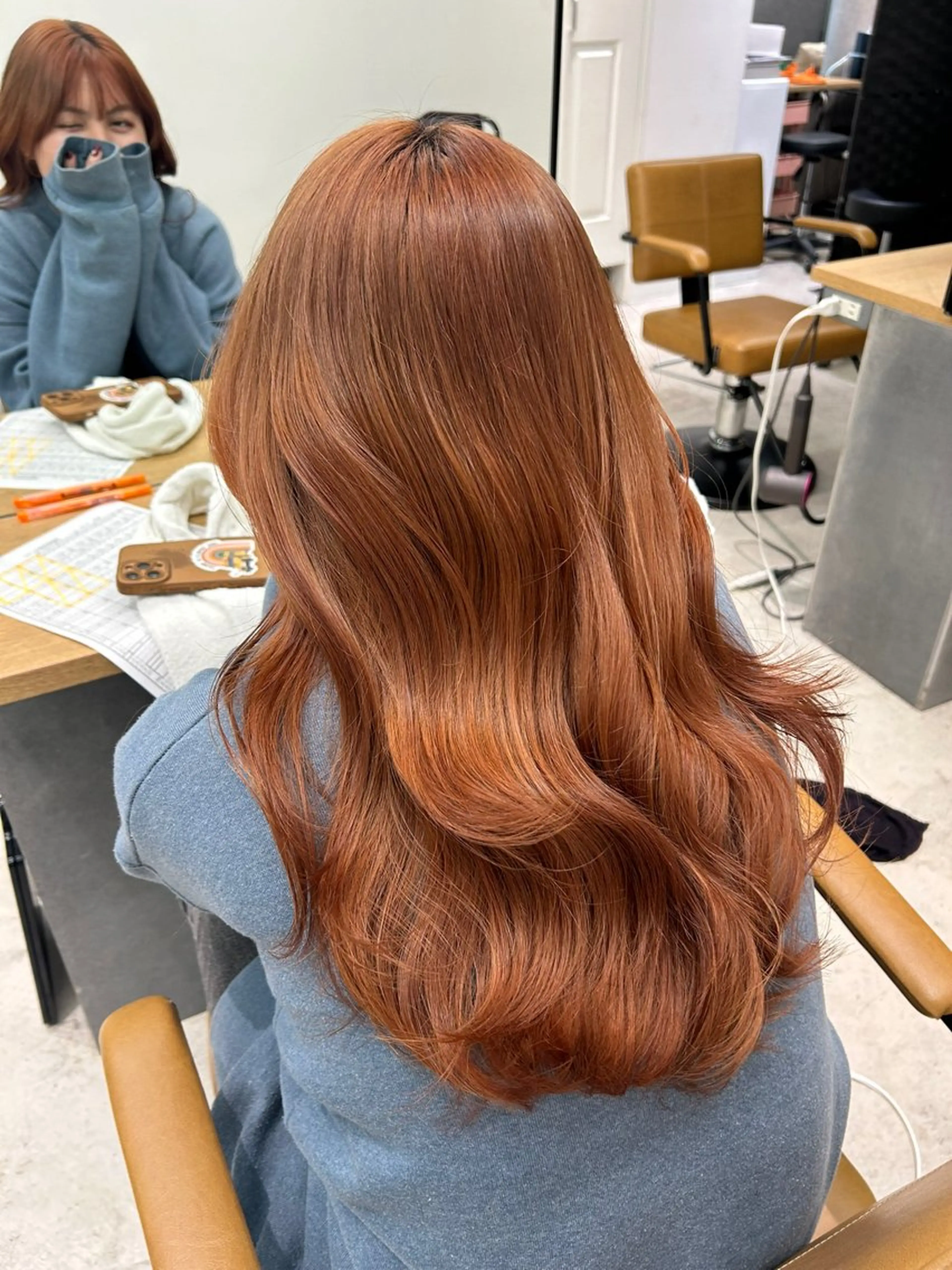 ロング カラー ヘアカラー トリートメント 🧸くびれヘア 🧸山形紗奈のヘアスタイル
