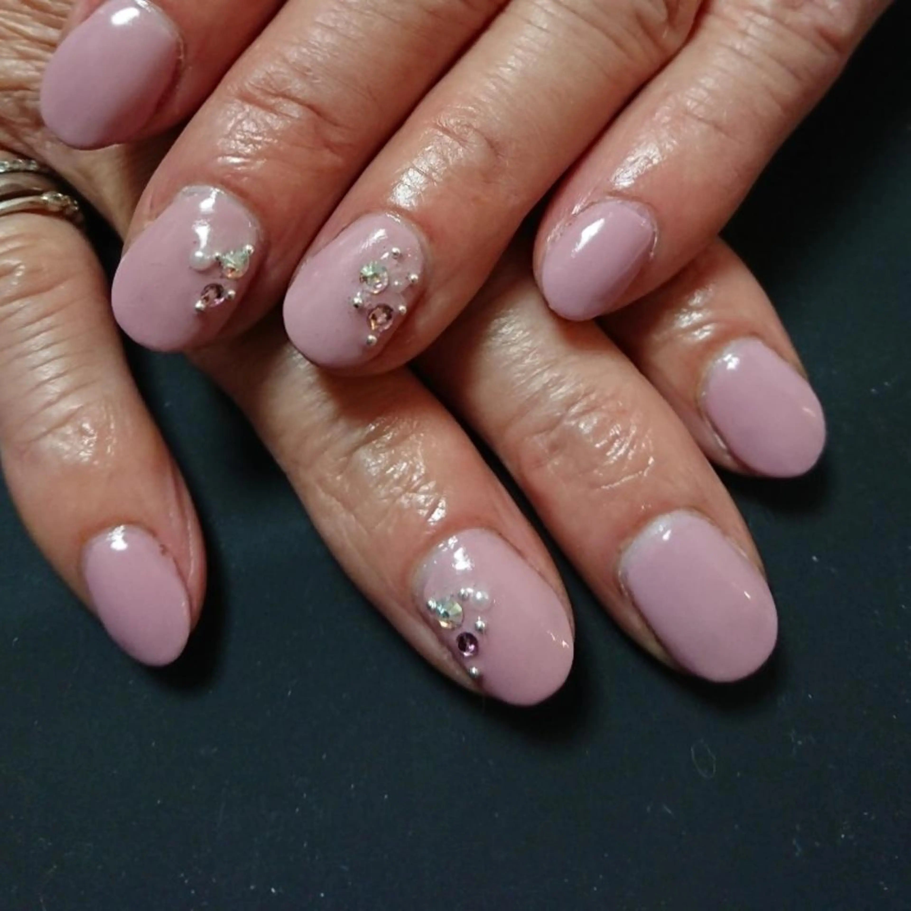 ネイル ワンカラーネイル ストーンネイル shanti 木村のその他イメージ