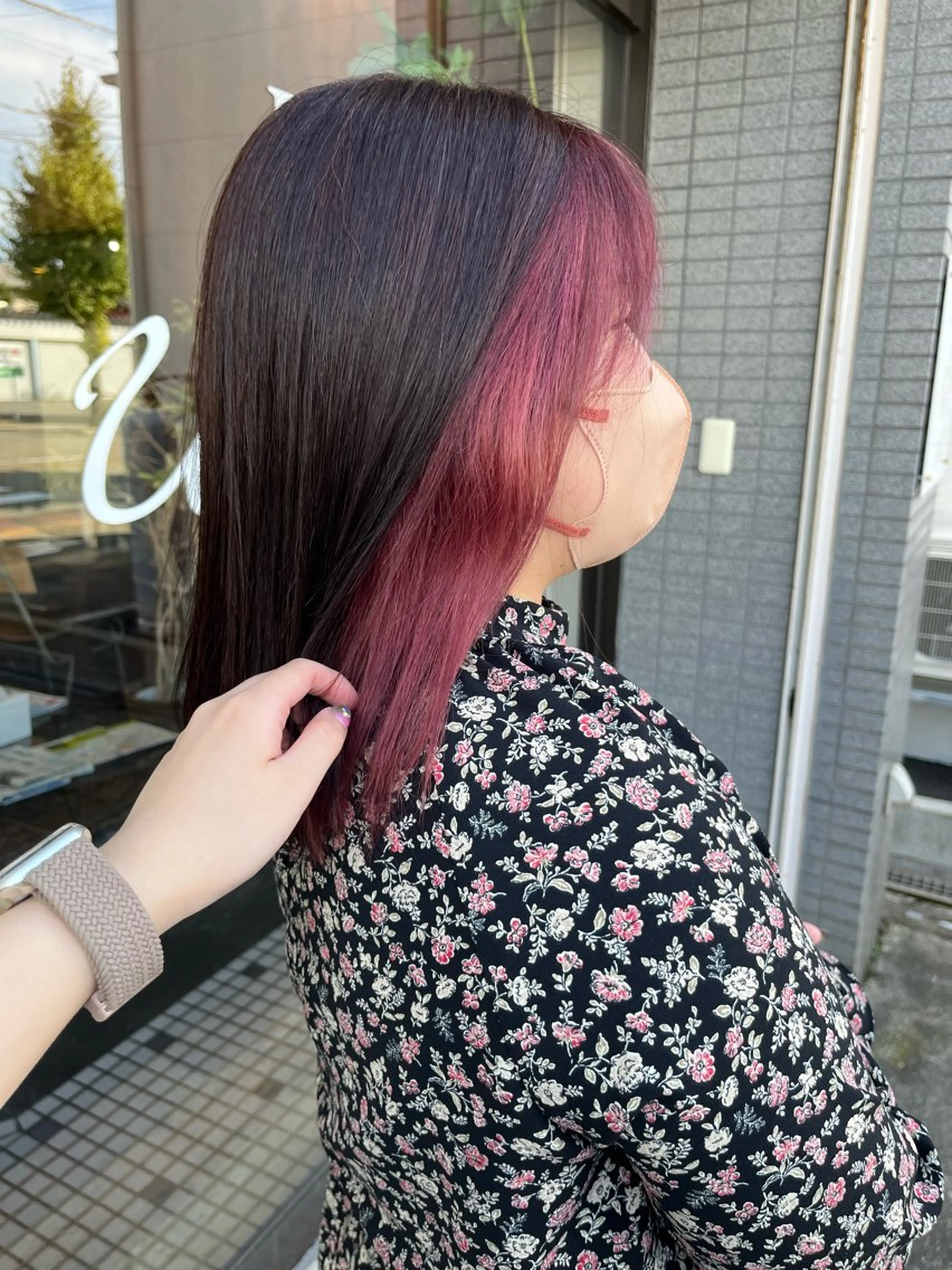 セミロング 立野 希沙のヘアスタイル