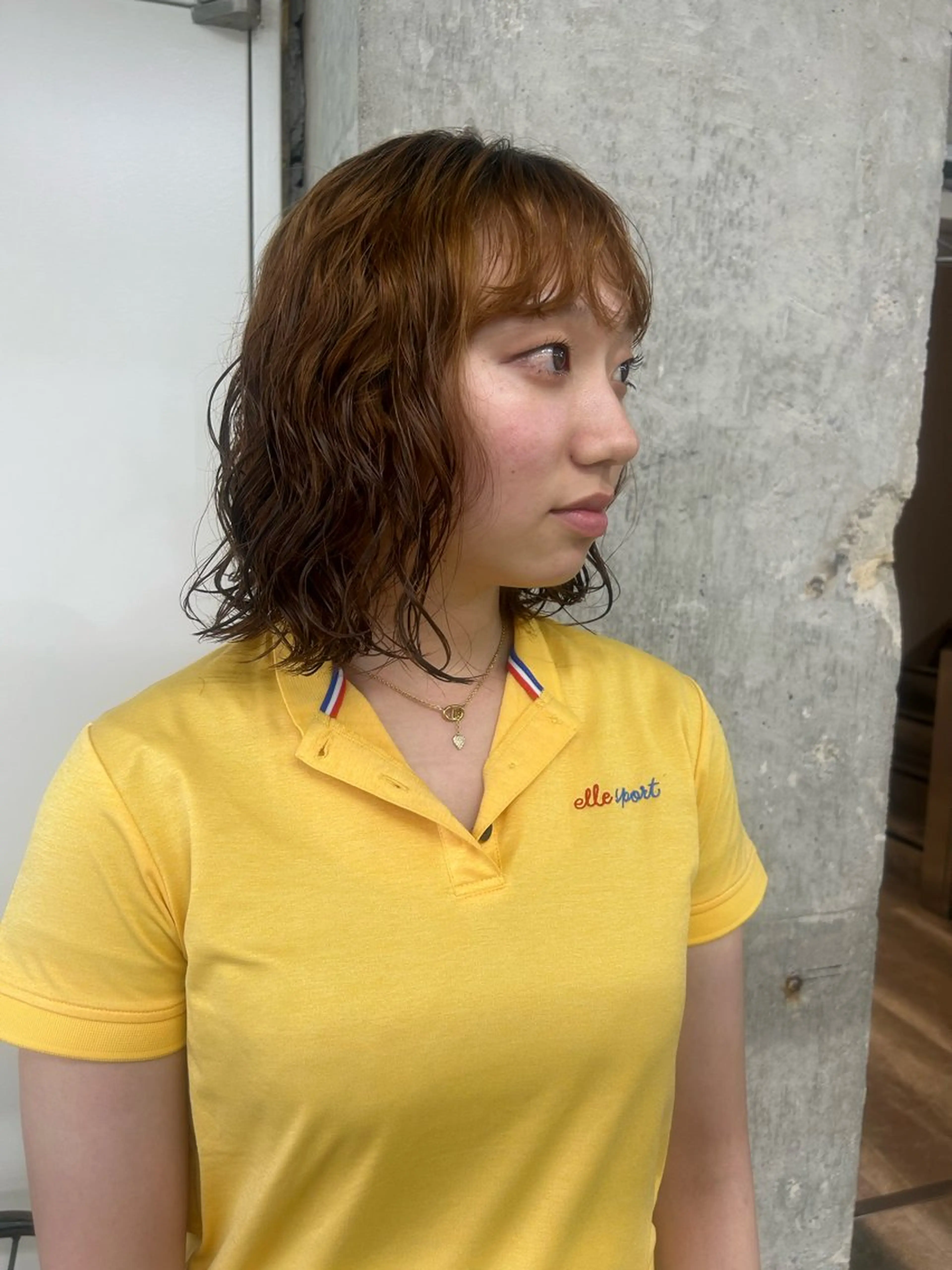 ミディアム パーマ 伊藤ほのか /パーマ/オリーブのヘアスタイル