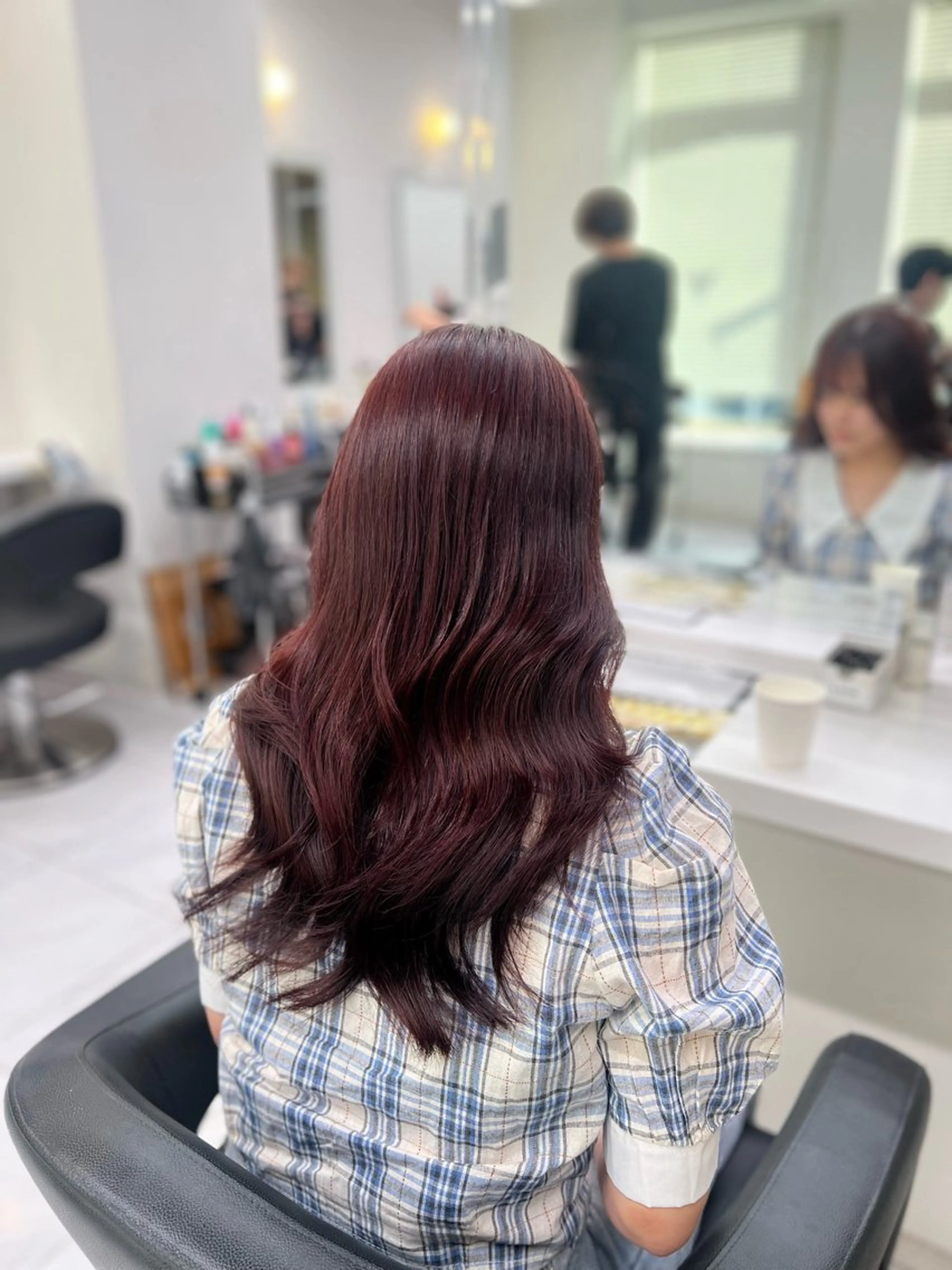 ロング カラー ベージュカラー ブリーチ 透明感カラー ダブルカラー ピンクカラー カット ヘアカラー 透明感🤍レイヤー ベージュ🤍ピンクのヘアスタイル