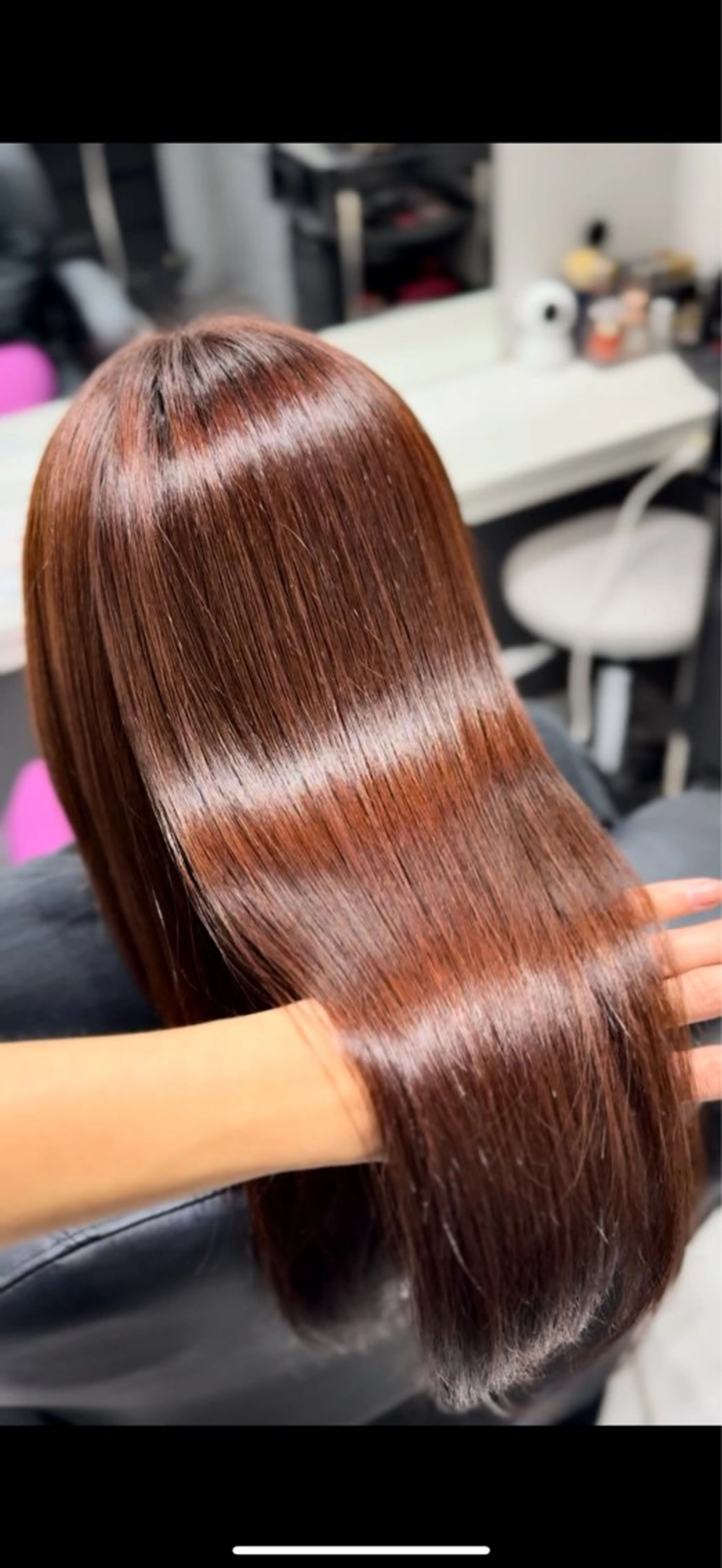 ロング カラー ヘアカラー トリートメント 髪質改善 艶髪カラー エクステ かいり✂️のヘアスタイル