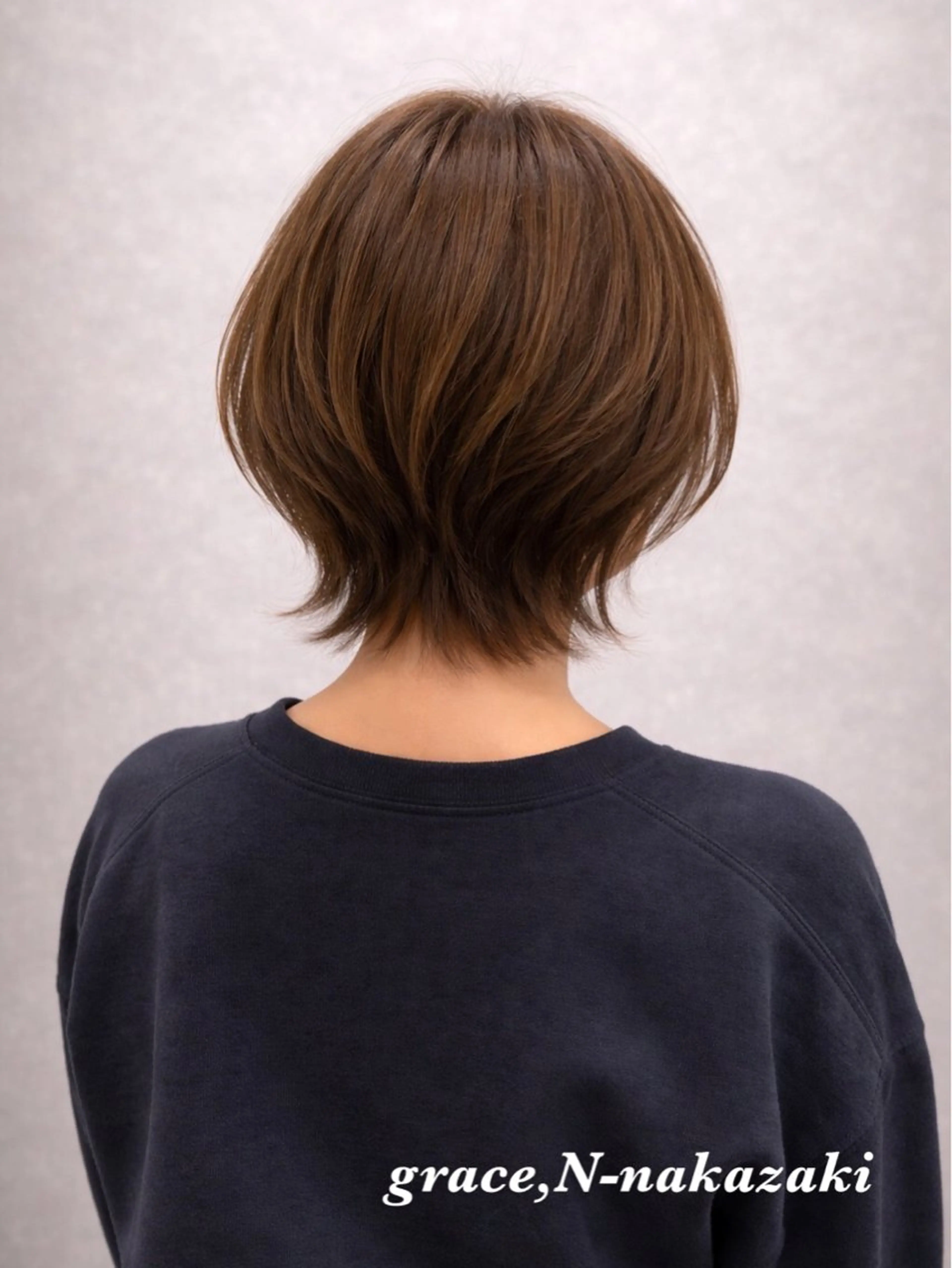 カラー ヘアカラー 赤みなし艶カラー 【中崎】髪質改善スパのヘアスタイル