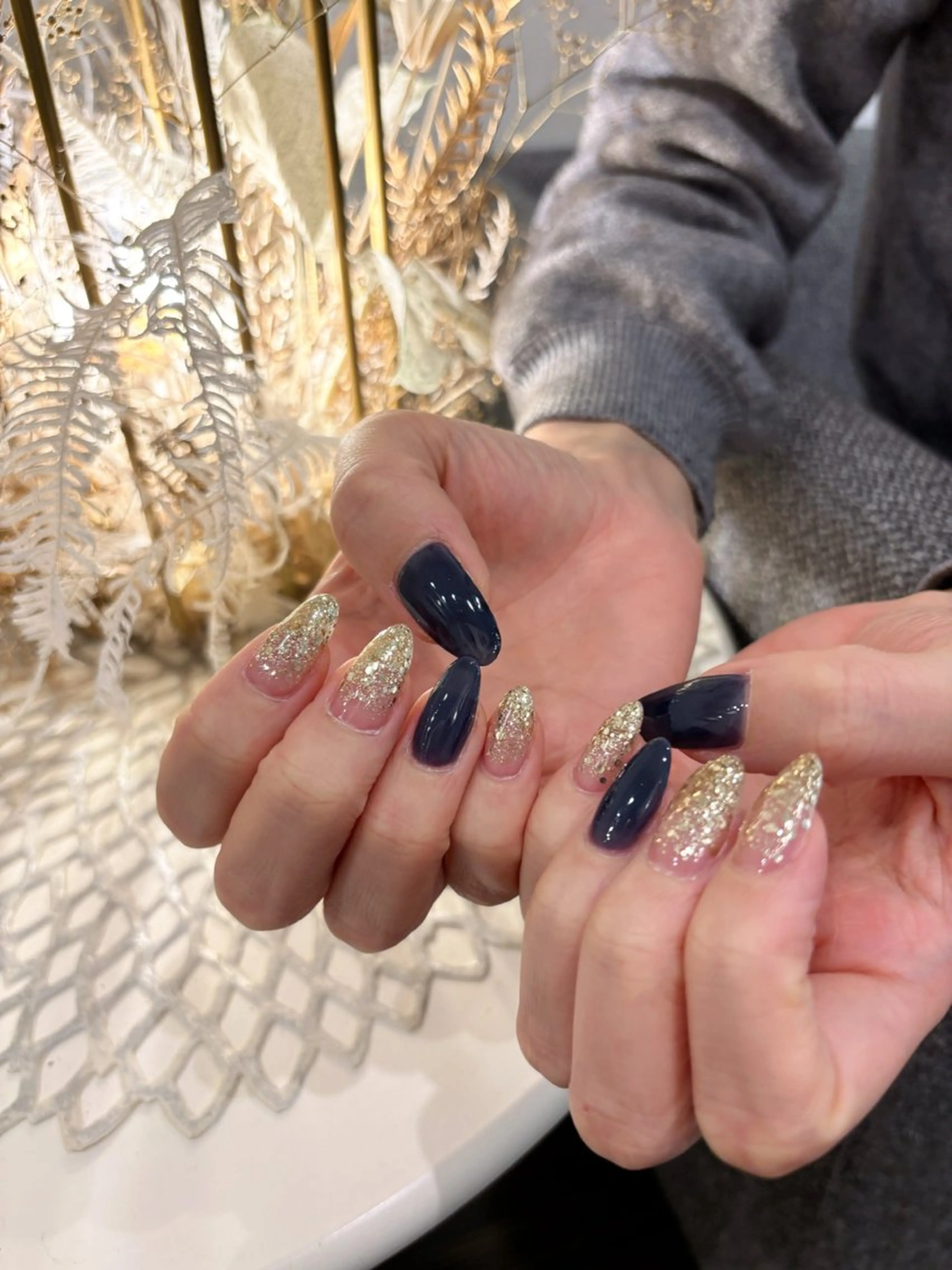 ネイル ハンドネイル Blue daisy 栄本店のネイルデザイン