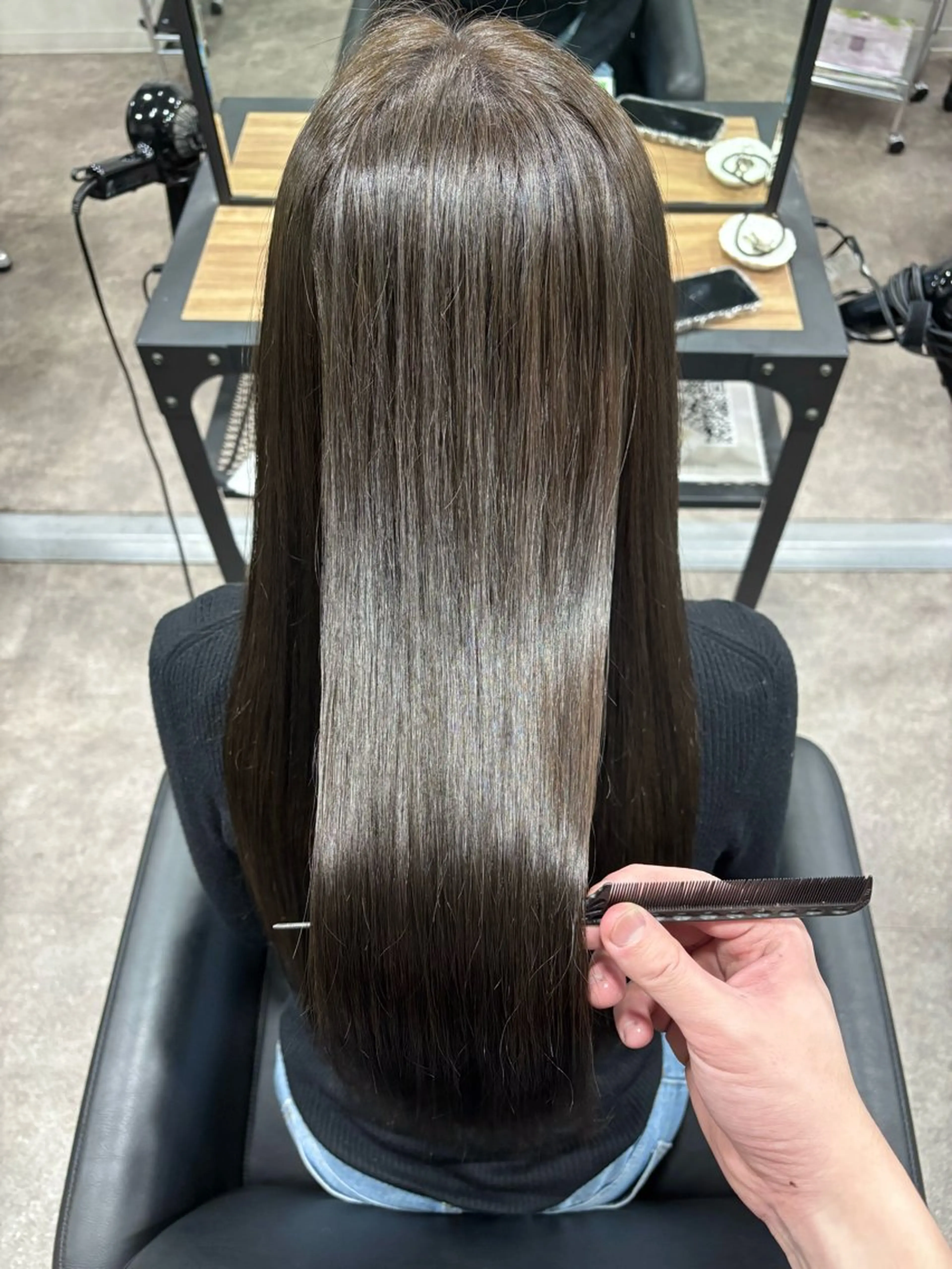 ロング カラー ヘアカラー 前田 亮晟のヘアスタイル