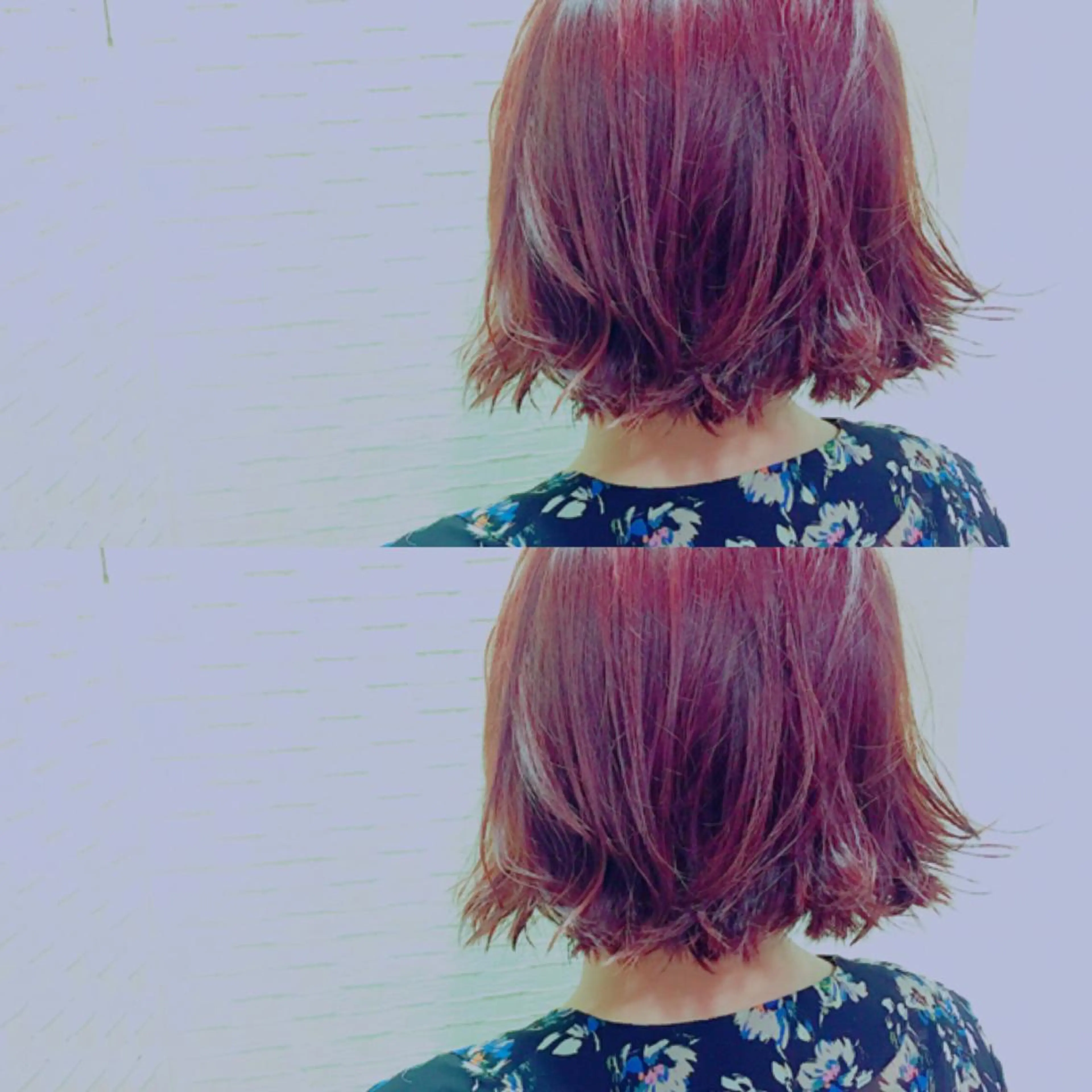 ショート ミディアム セミロング カラー boutique misakiのヘアスタイル