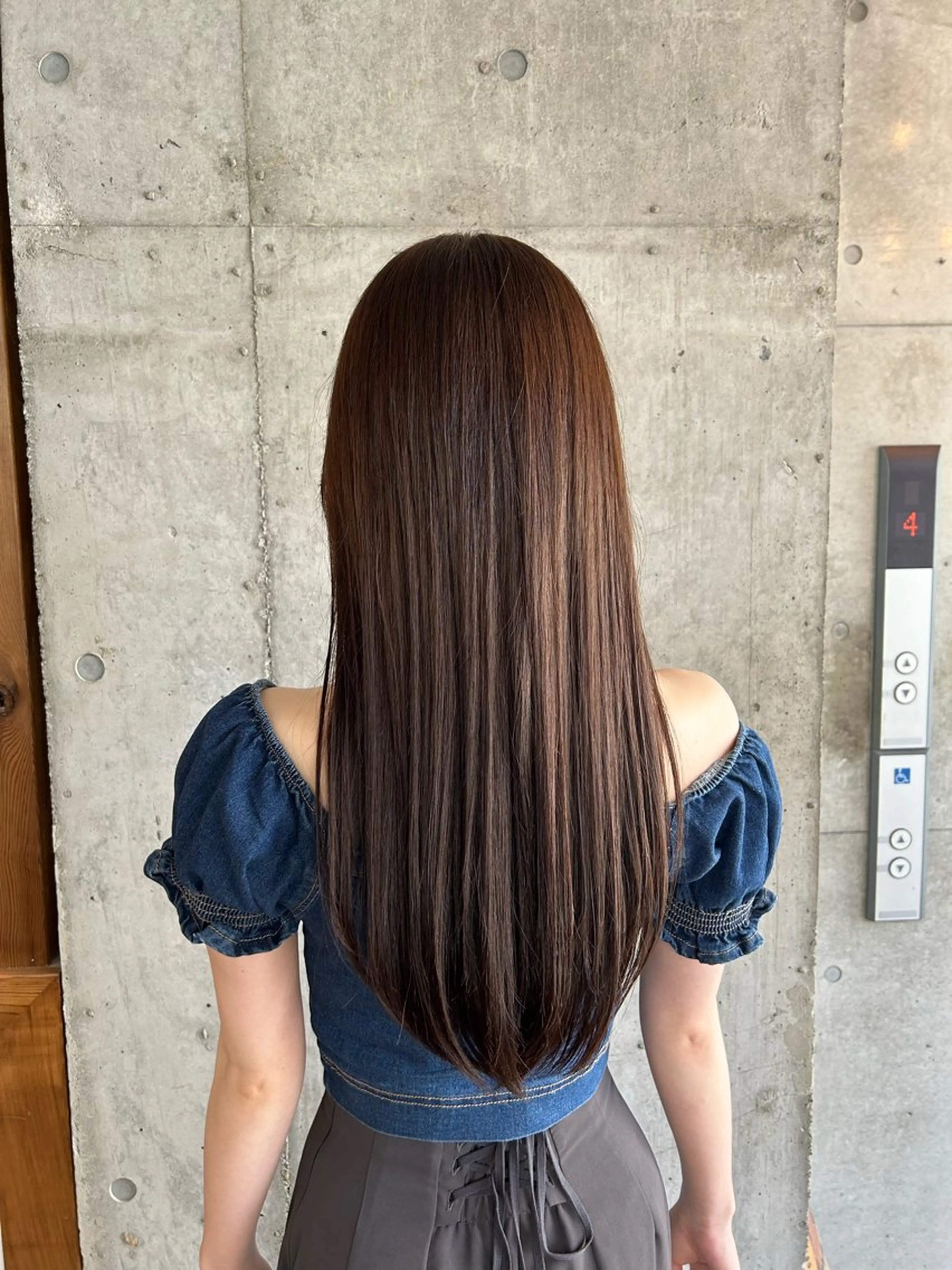 ロング カラー ヘアカラー トリートメント 🎨デザイン🥇 美髪・艶髪　日暮千敬のヘアスタイル