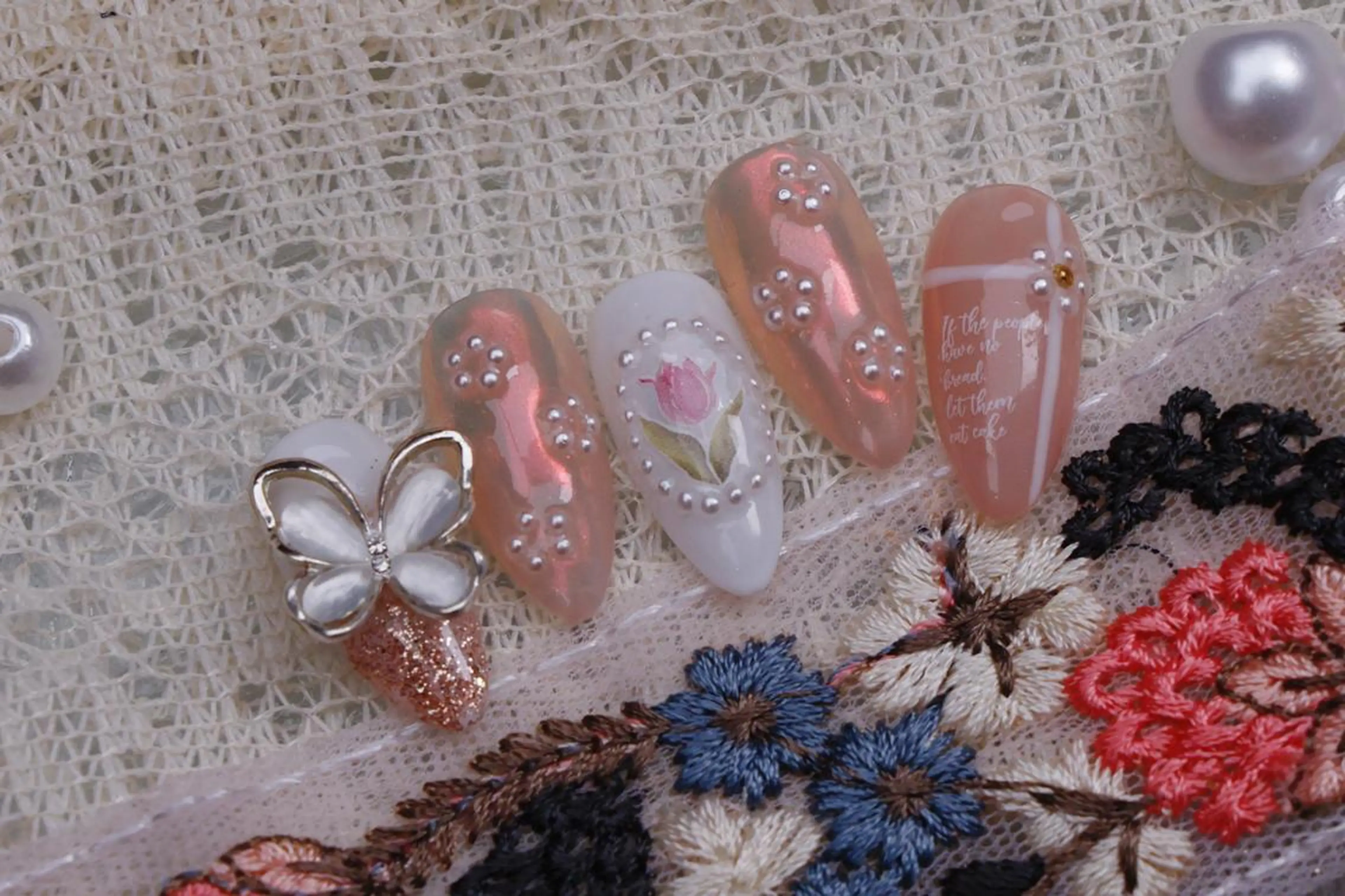 ネイル ハロウィン ロングネイル マグネットネイル スカルプネイル ネイルチップ Mss えりのネイルデザイン