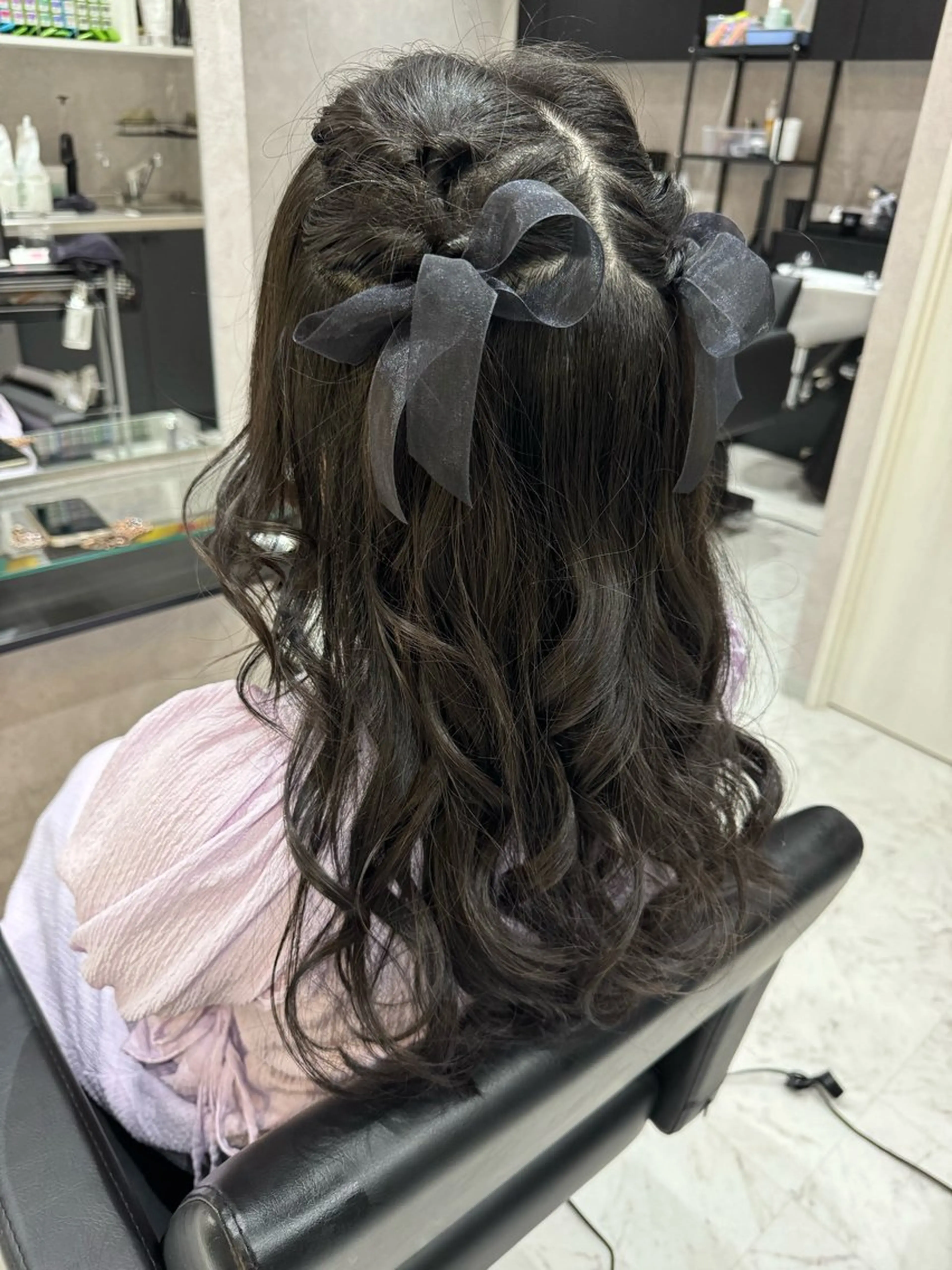 ロング ヘアセット 韓国ヘアー🦄ྀི オタク美容師🌈山本のヘアスタイル